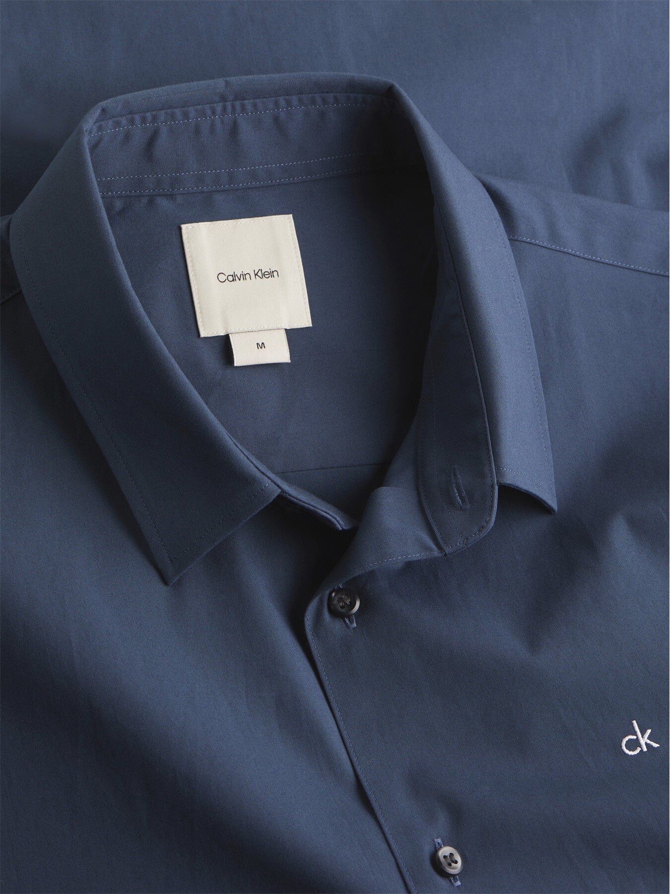 Slim Poplin Stretch Shirt