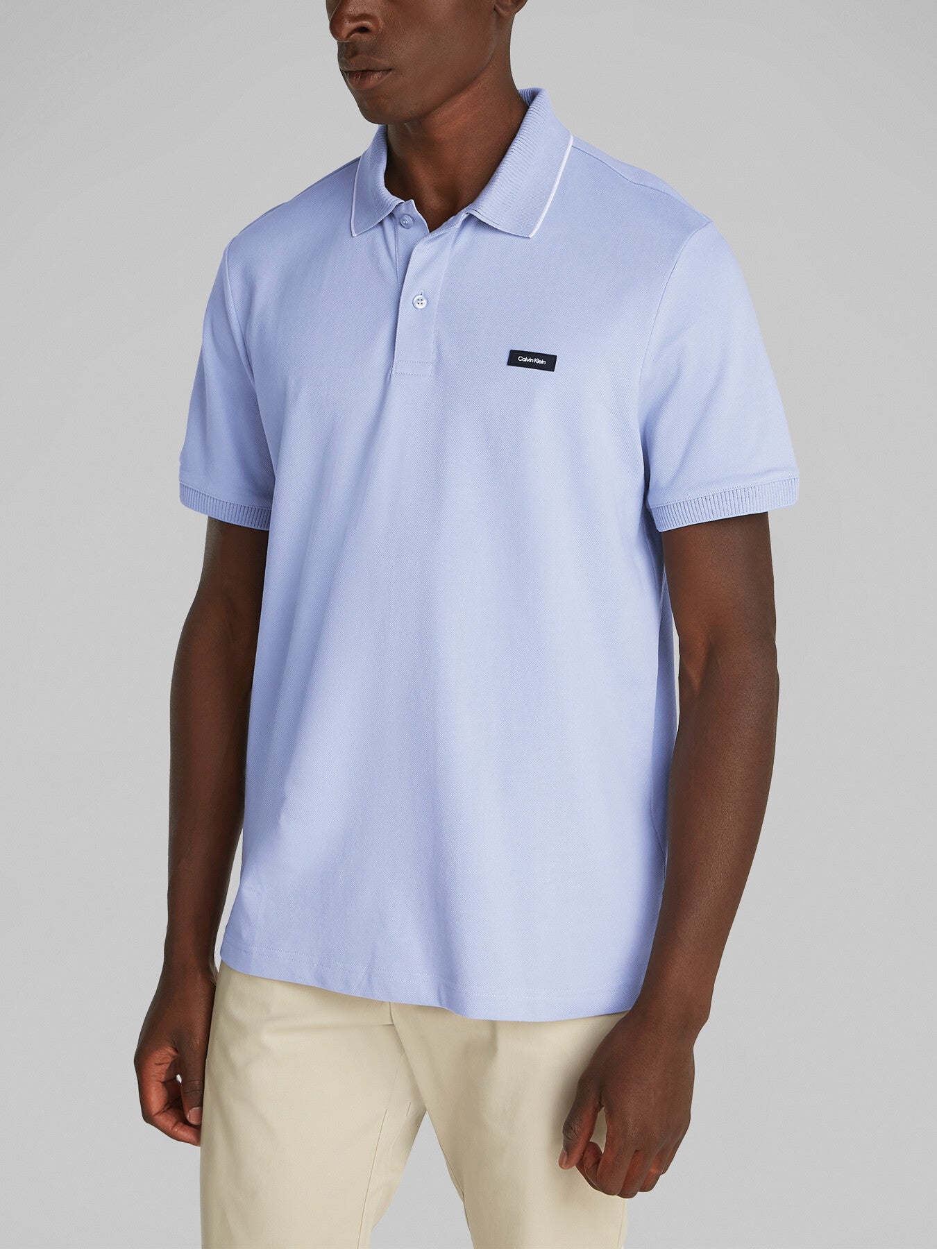Zip Neck Short Sleeve Polo Shirt