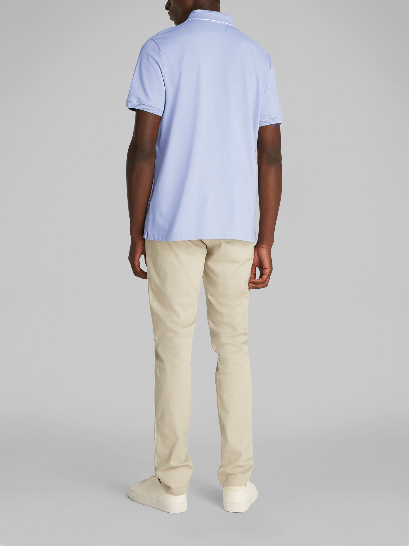 Zip Neck Short Sleeve Polo Shirt
