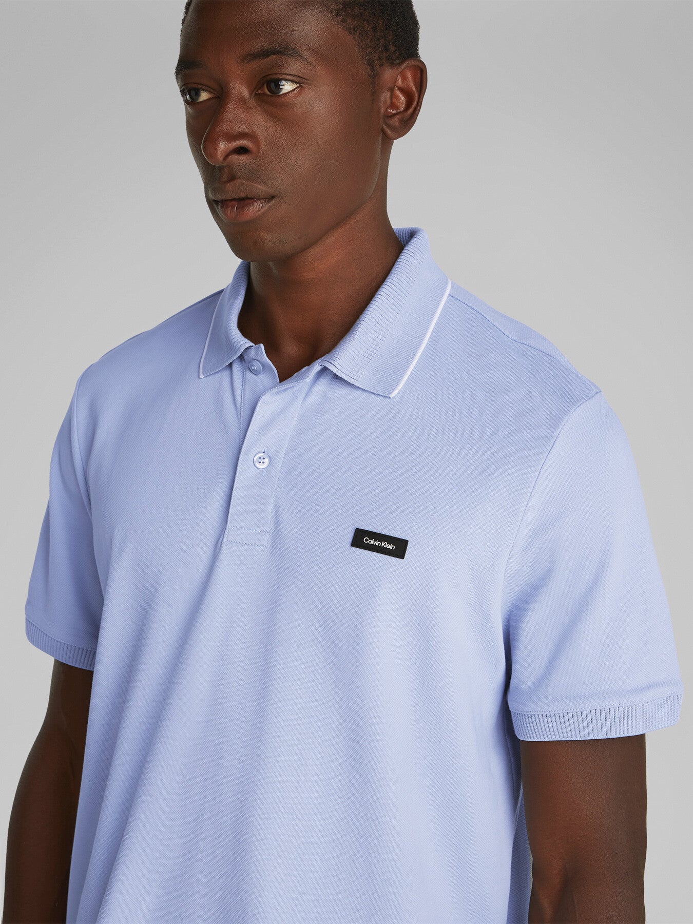 Zip Neck Short Sleeve Polo Shirt