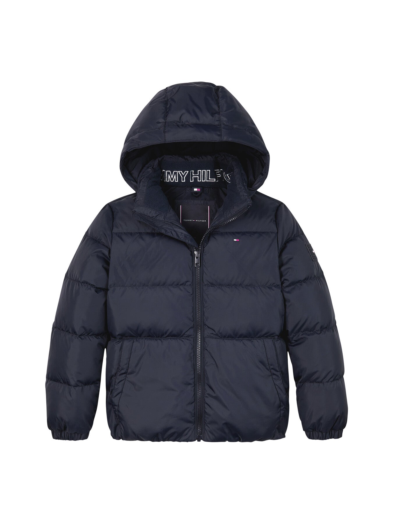 Down-Filled Hooded Relaxed Puffer Jacket