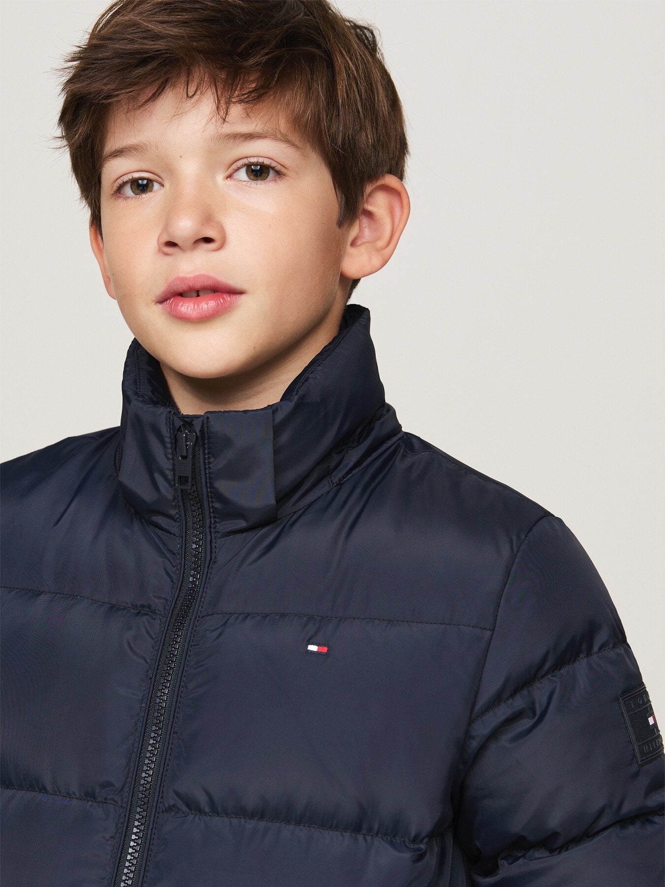 Down-Filled Hooded Relaxed Puffer Jacket
