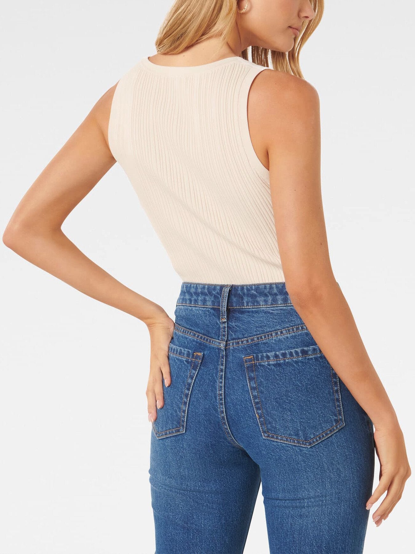 Seville Multi Rib Knit Tank Top