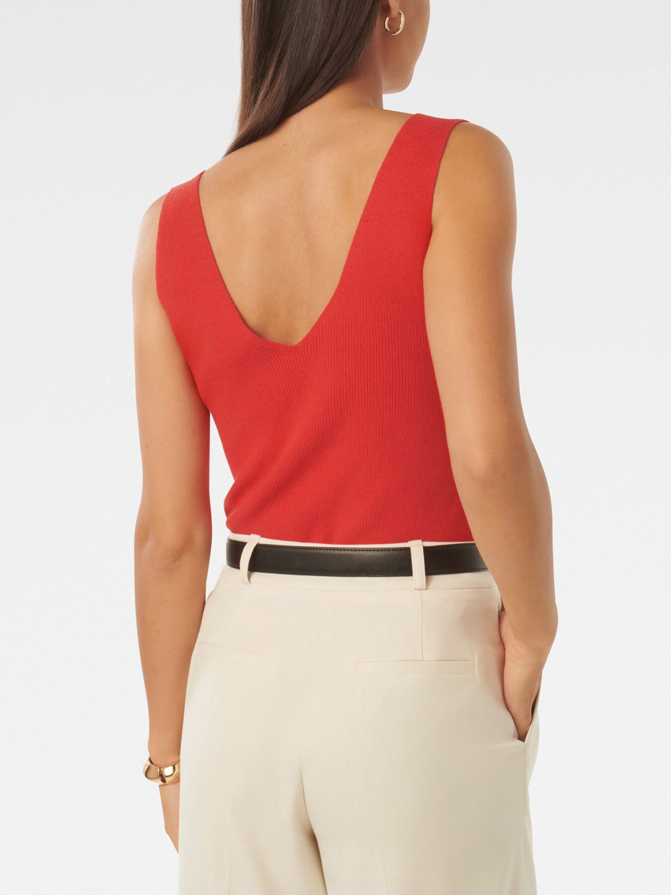 Amara Fashioning Detail Knit Tank Top