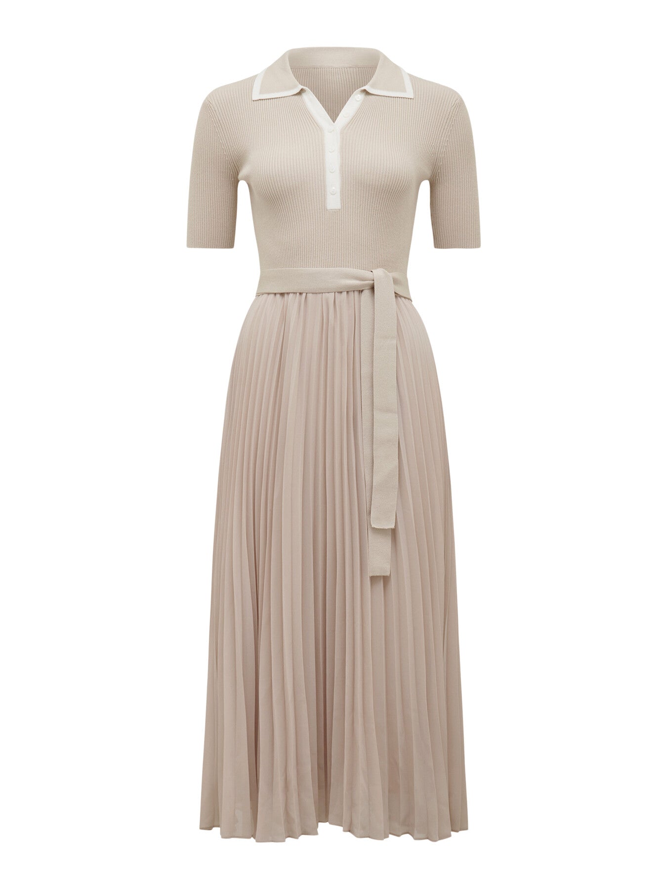 Melody Polo Collar Knit Dress
