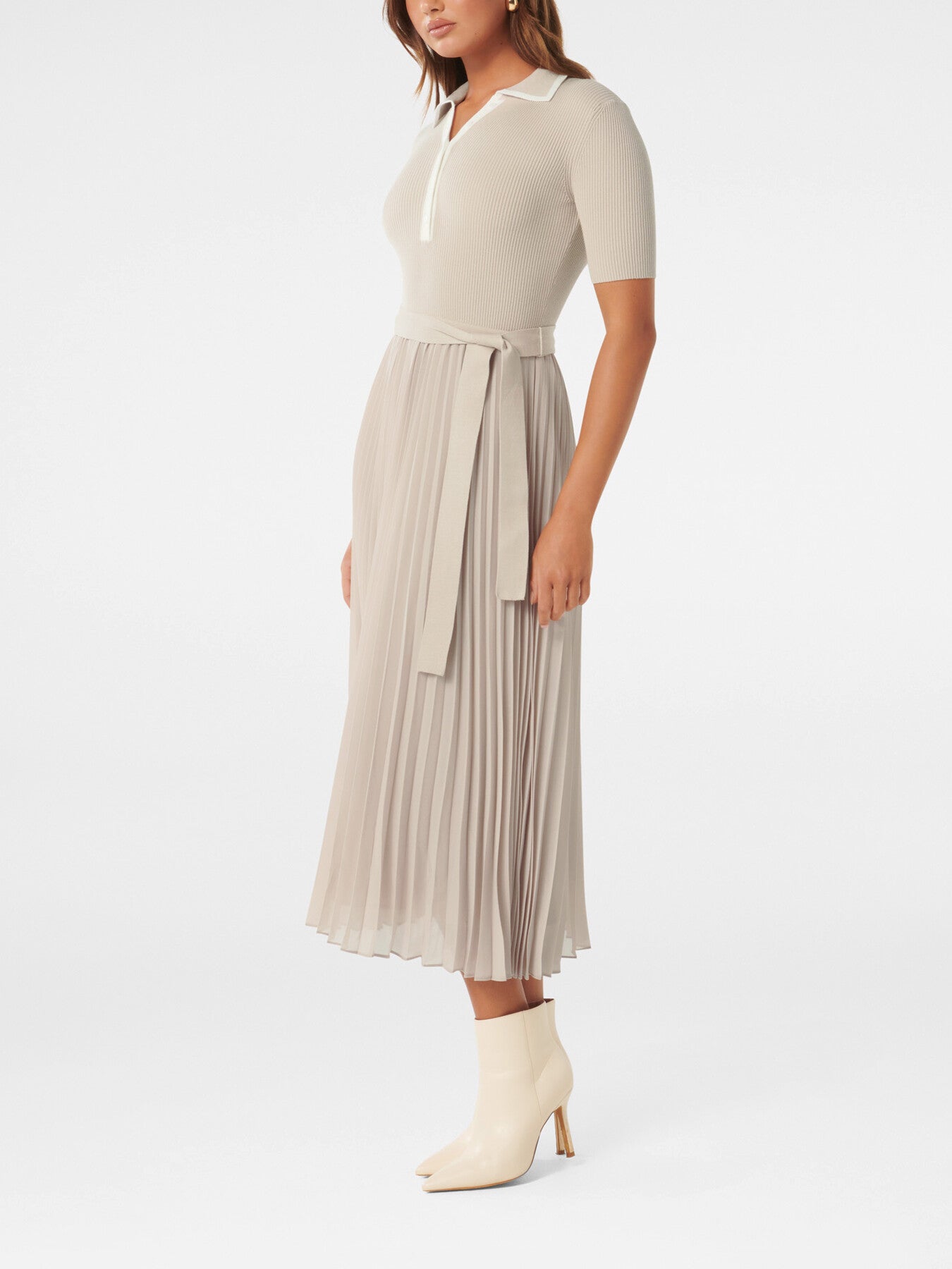 Melody Polo Collar Knit Dress