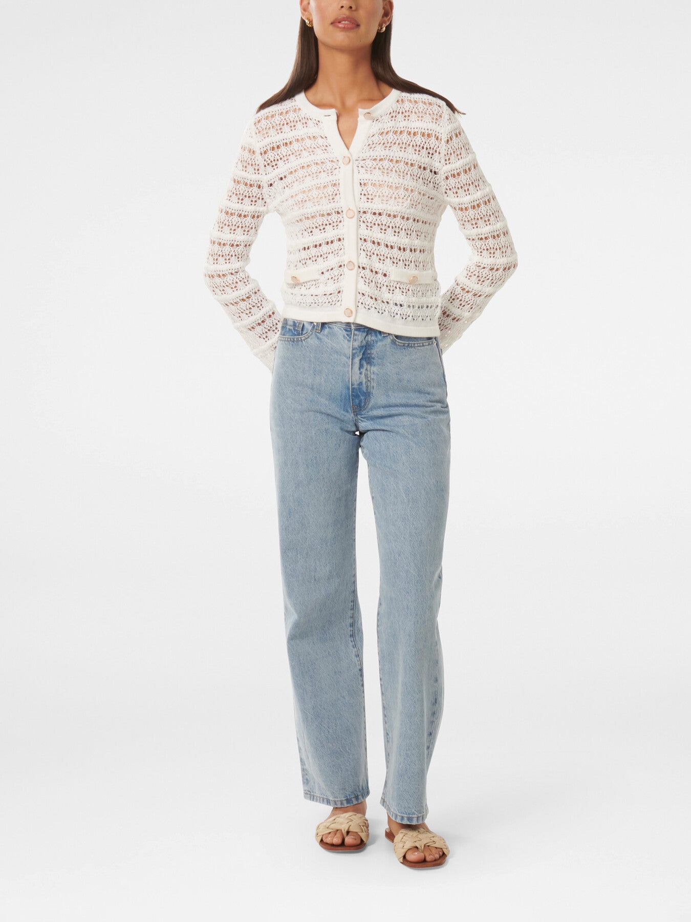 Melanie Open Stitch Cardigan