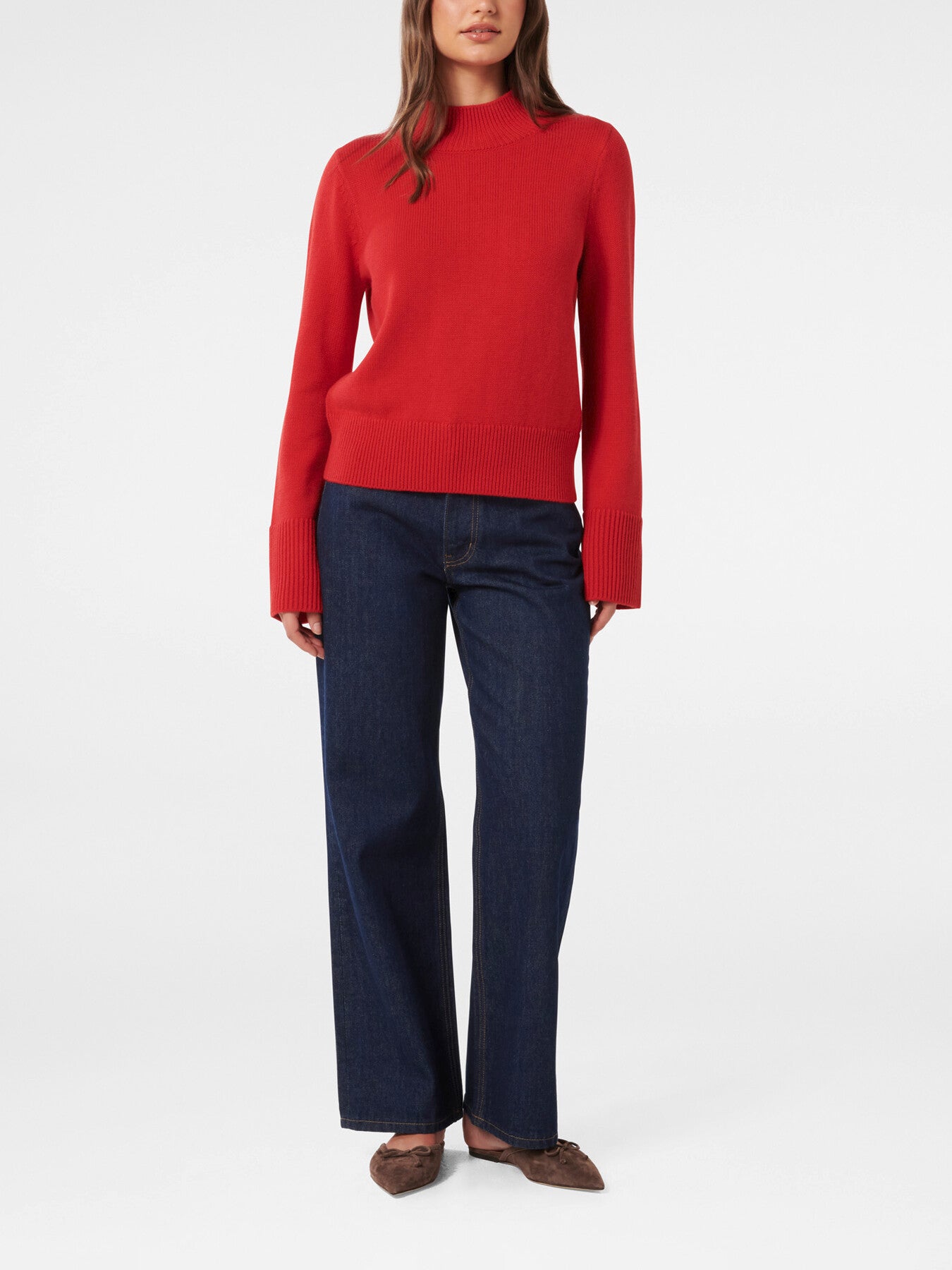 Poppy Stand Neck Jumper