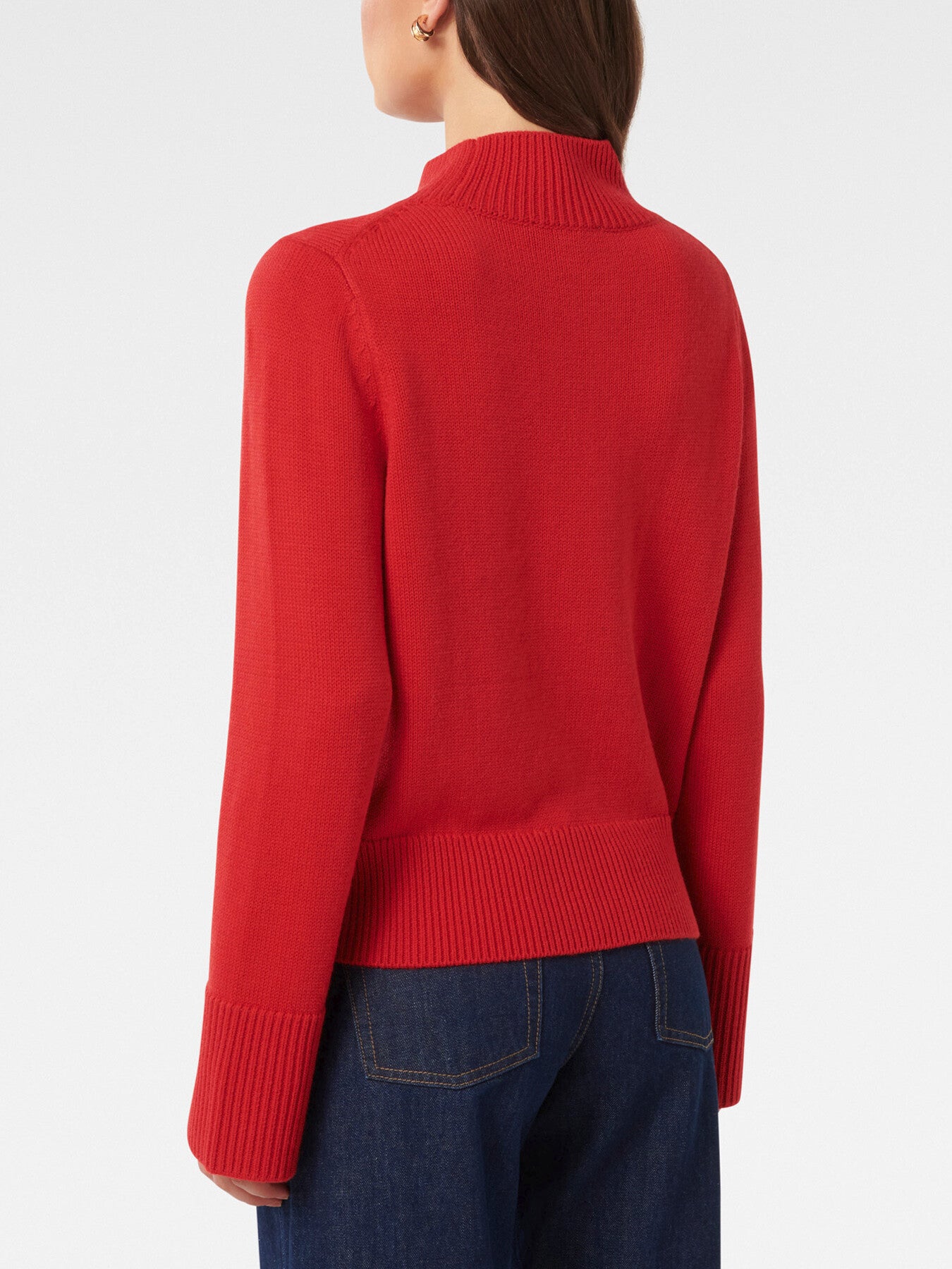 Poppy Stand Neck Jumper