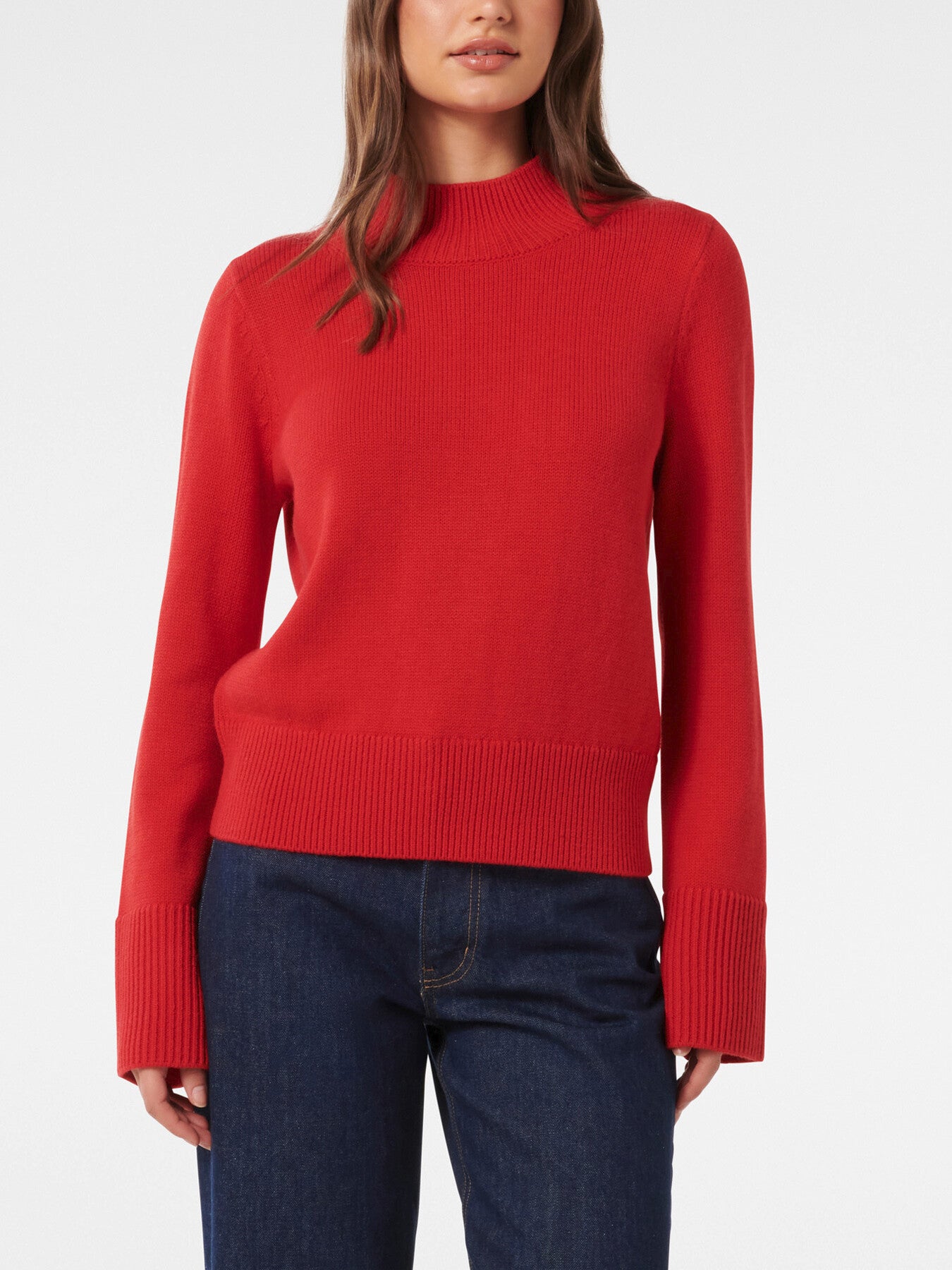 Poppy Stand Neck Jumper