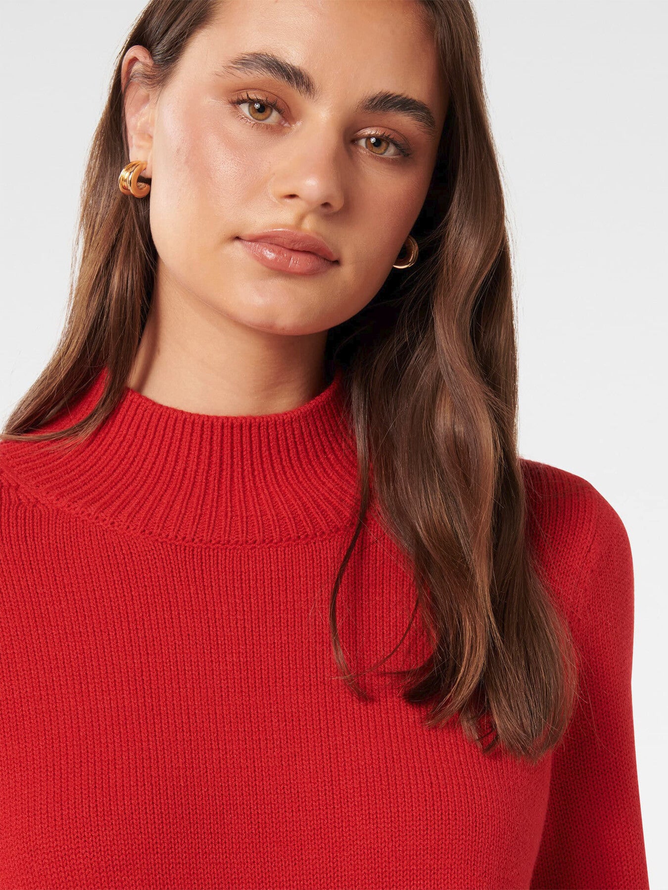 Poppy Stand Neck Jumper