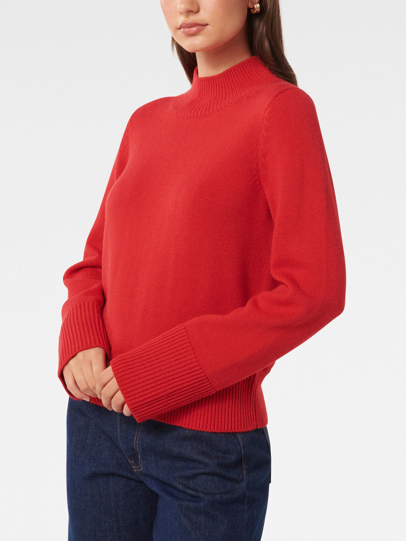 Poppy Stand Neck Jumper