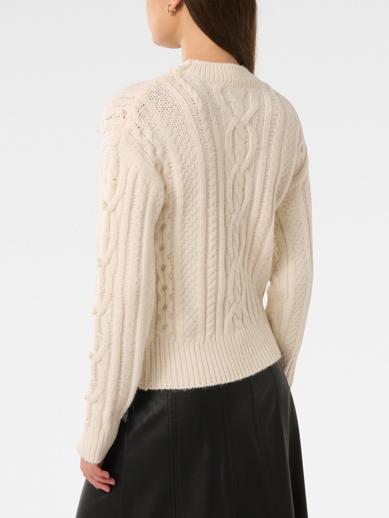 Marie Pearl Embellished Sweater