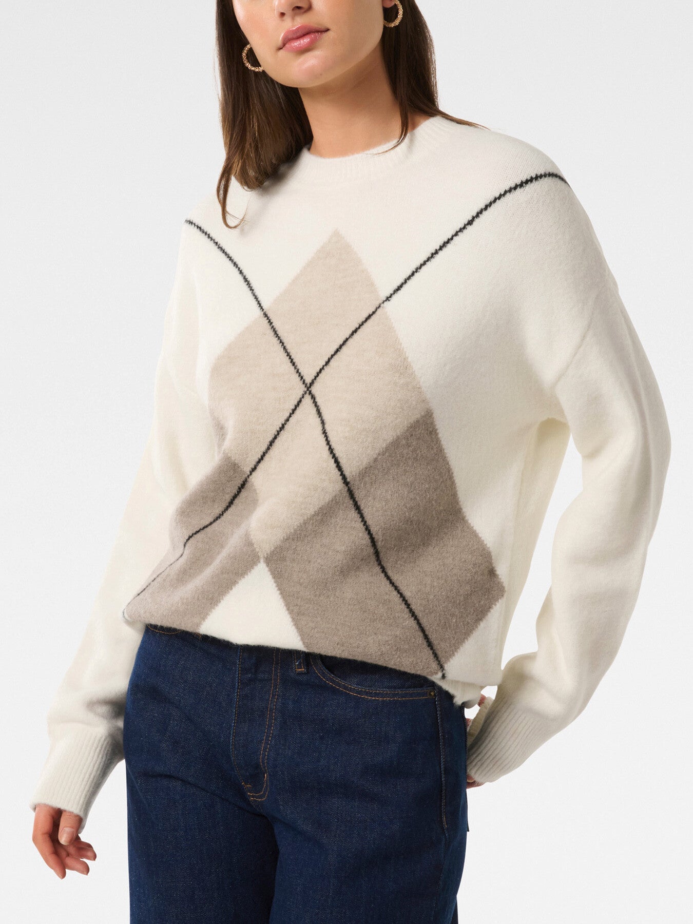 Emma Argyle Knit Sweater