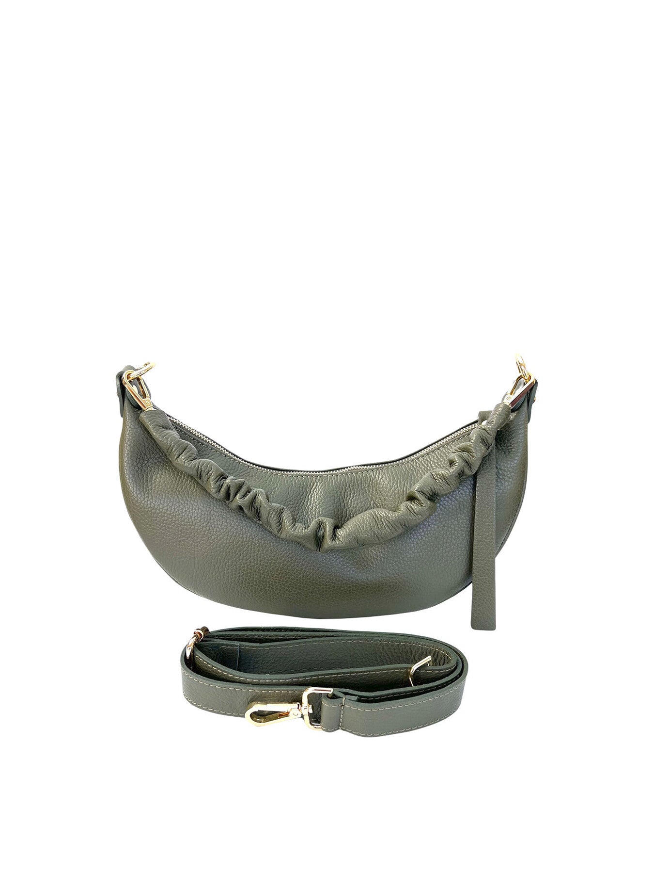 The Lulu Green Leather Bag