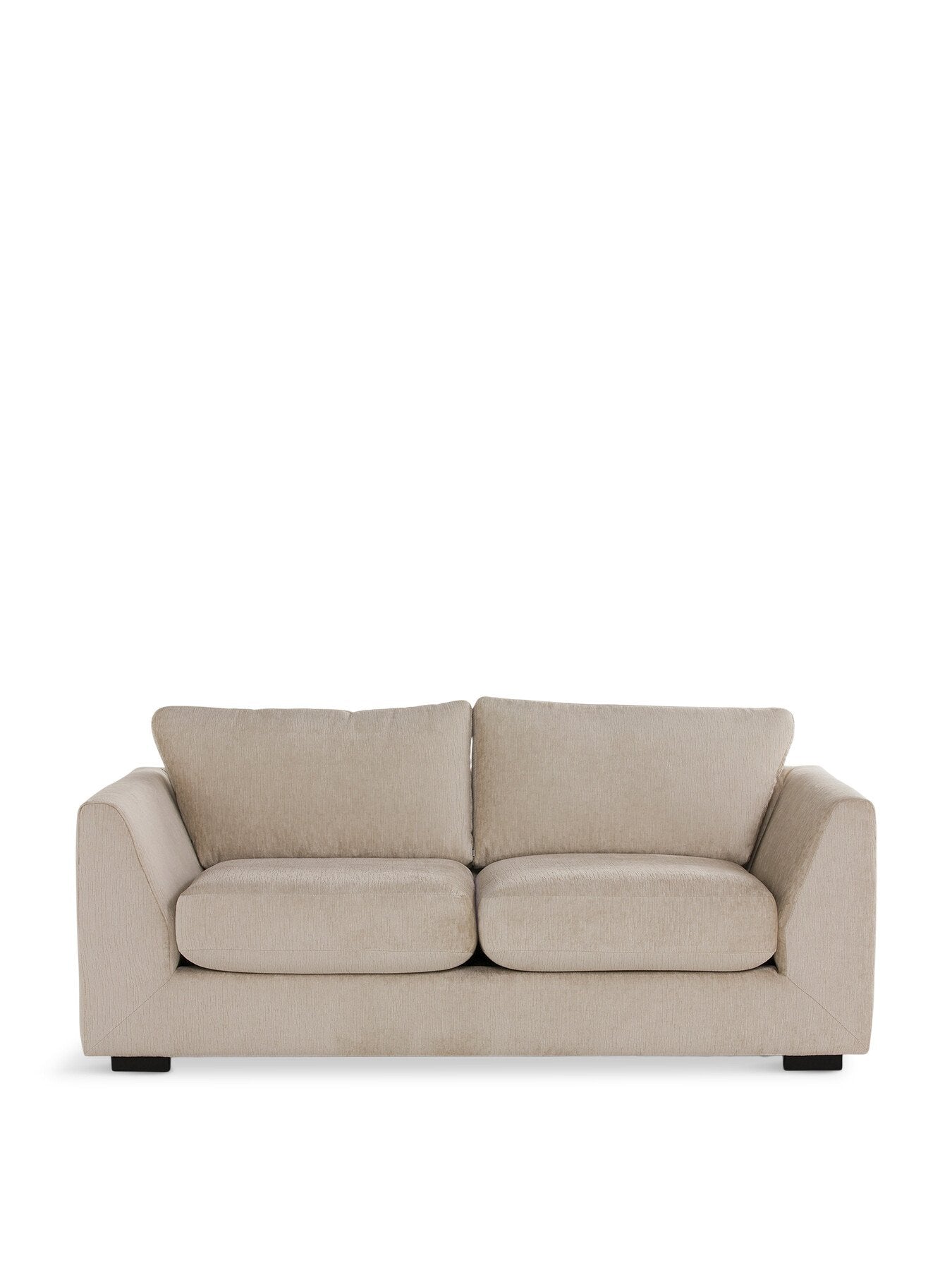 Melby Cream Velvet 2 Seater Sofa