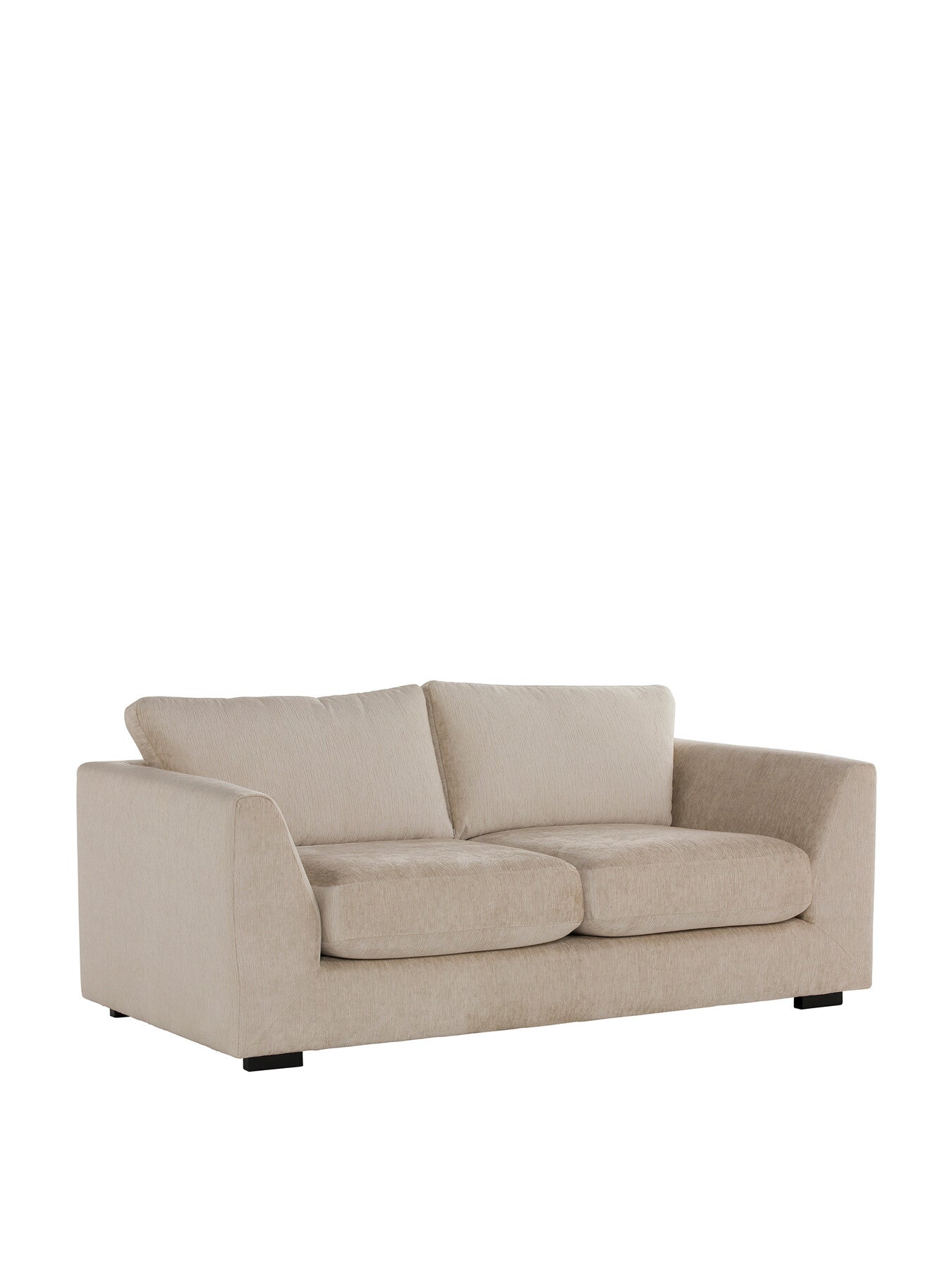 Melby Cream Velvet 2 Seater Sofa
