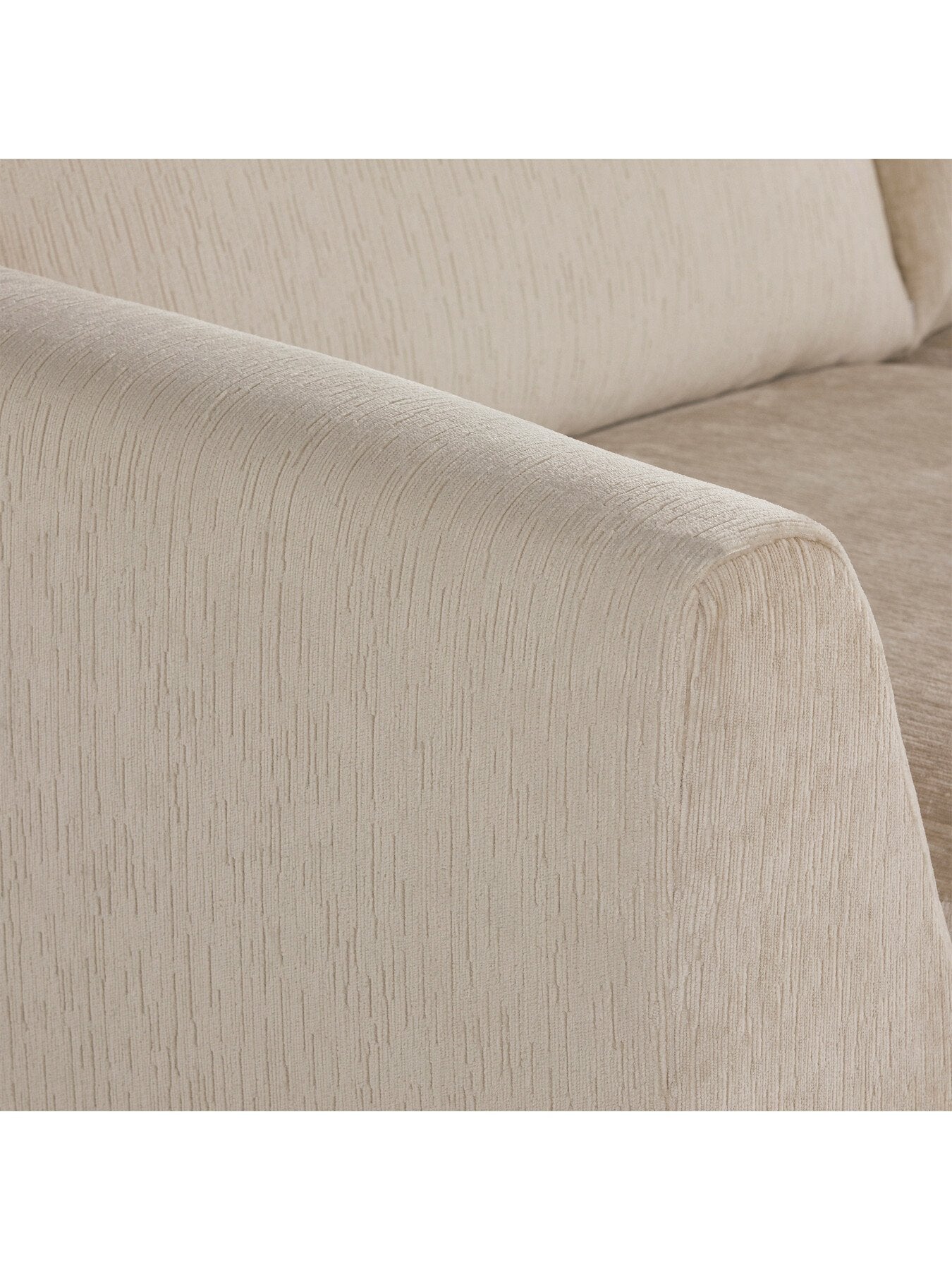 Melby Cream Velvet 2 Seater Sofa