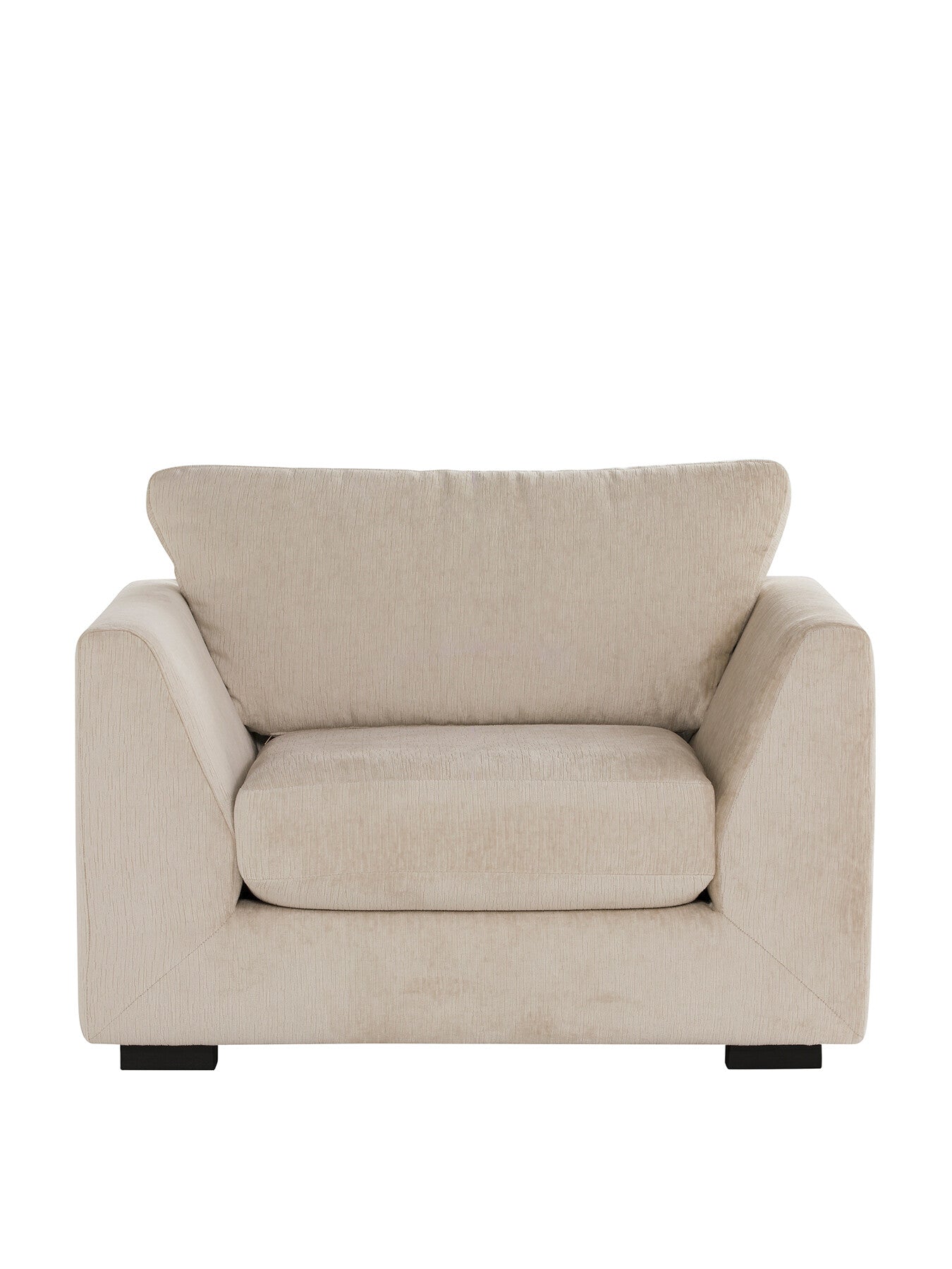 Melby Cream Velvet Armchair