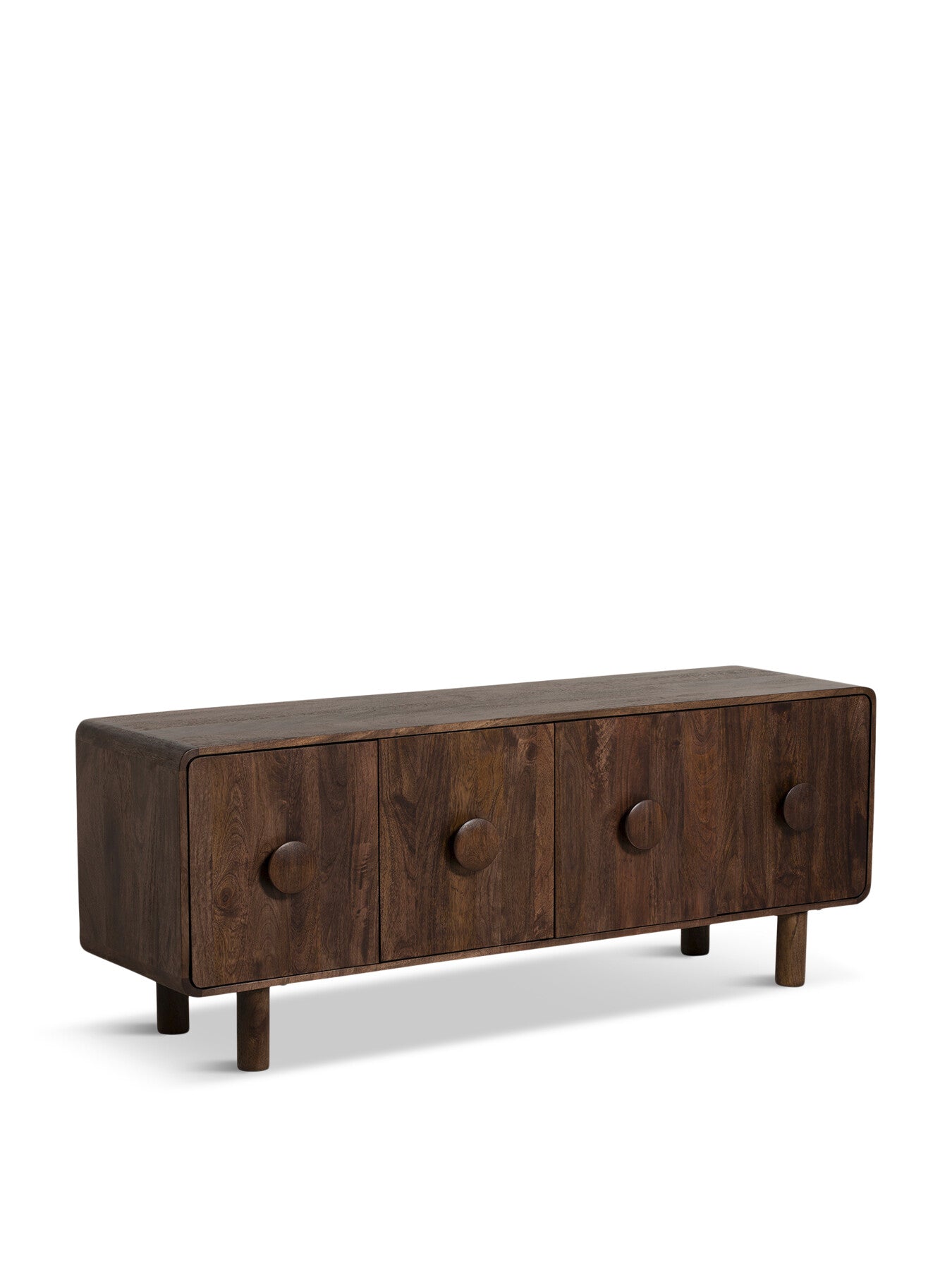 Agra Dark Wood 160Cm Tv Unit
