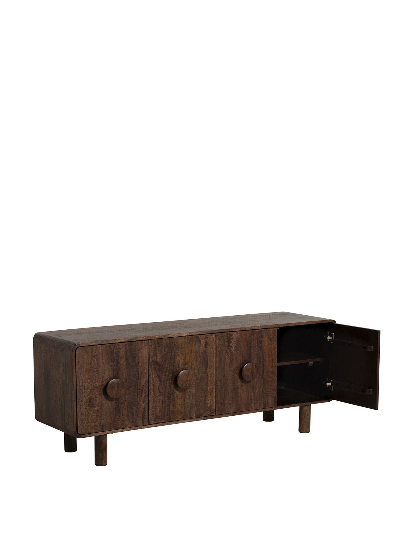 Agra Dark Wood 160Cm Tv Unit