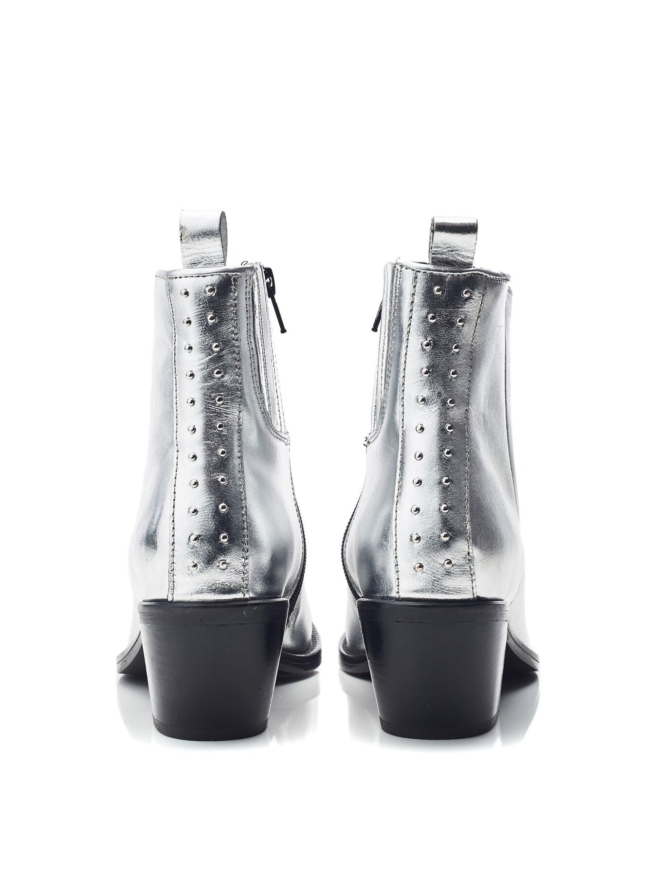 Maevie Metallic Leather Boots