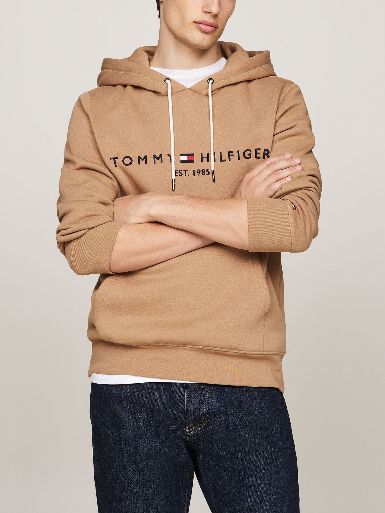 Drawstring Logo Embroidery Hoody