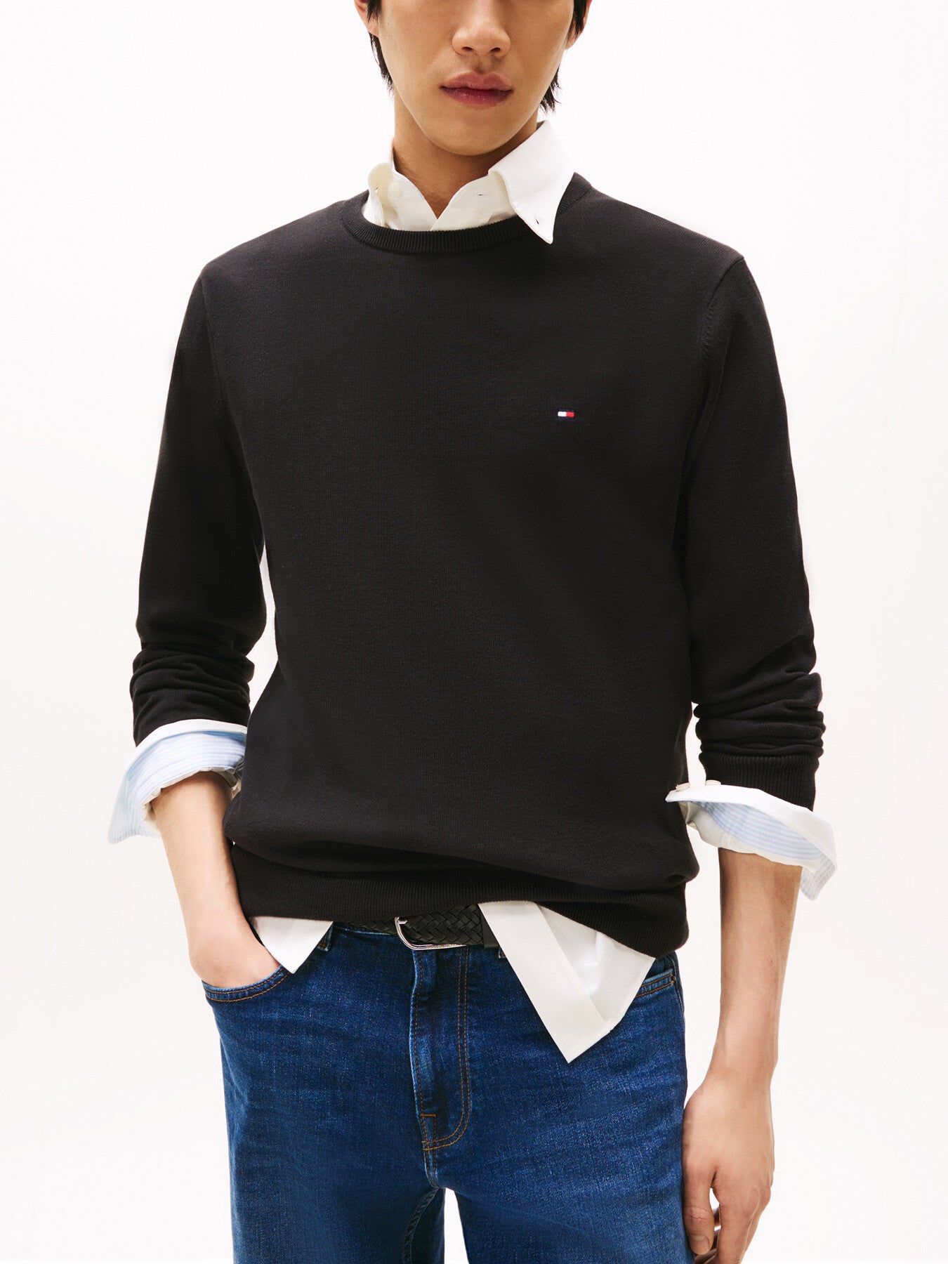 Essential Cotton Crew Neck Jumper
