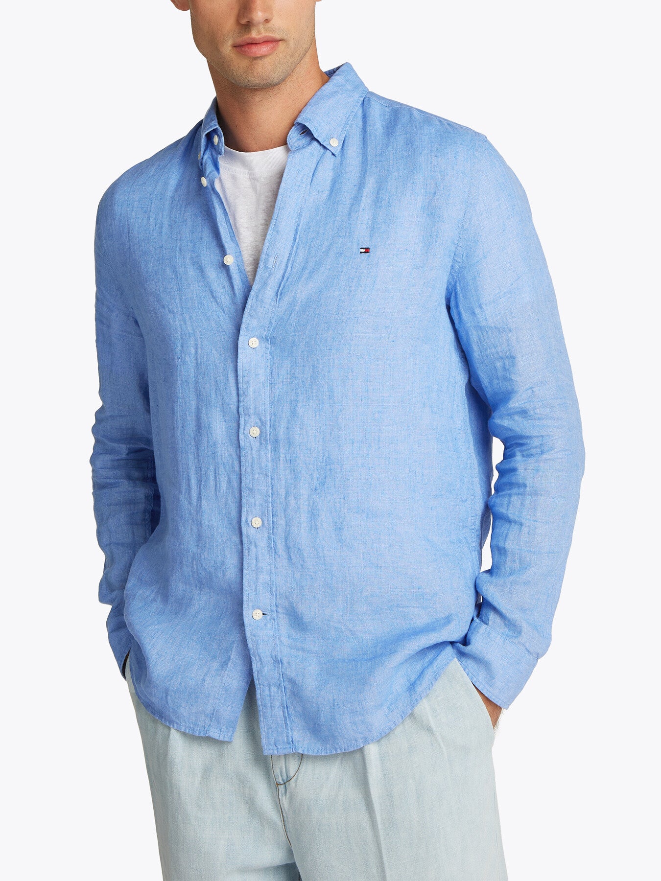 Regular Fit Pure Linen Shirt