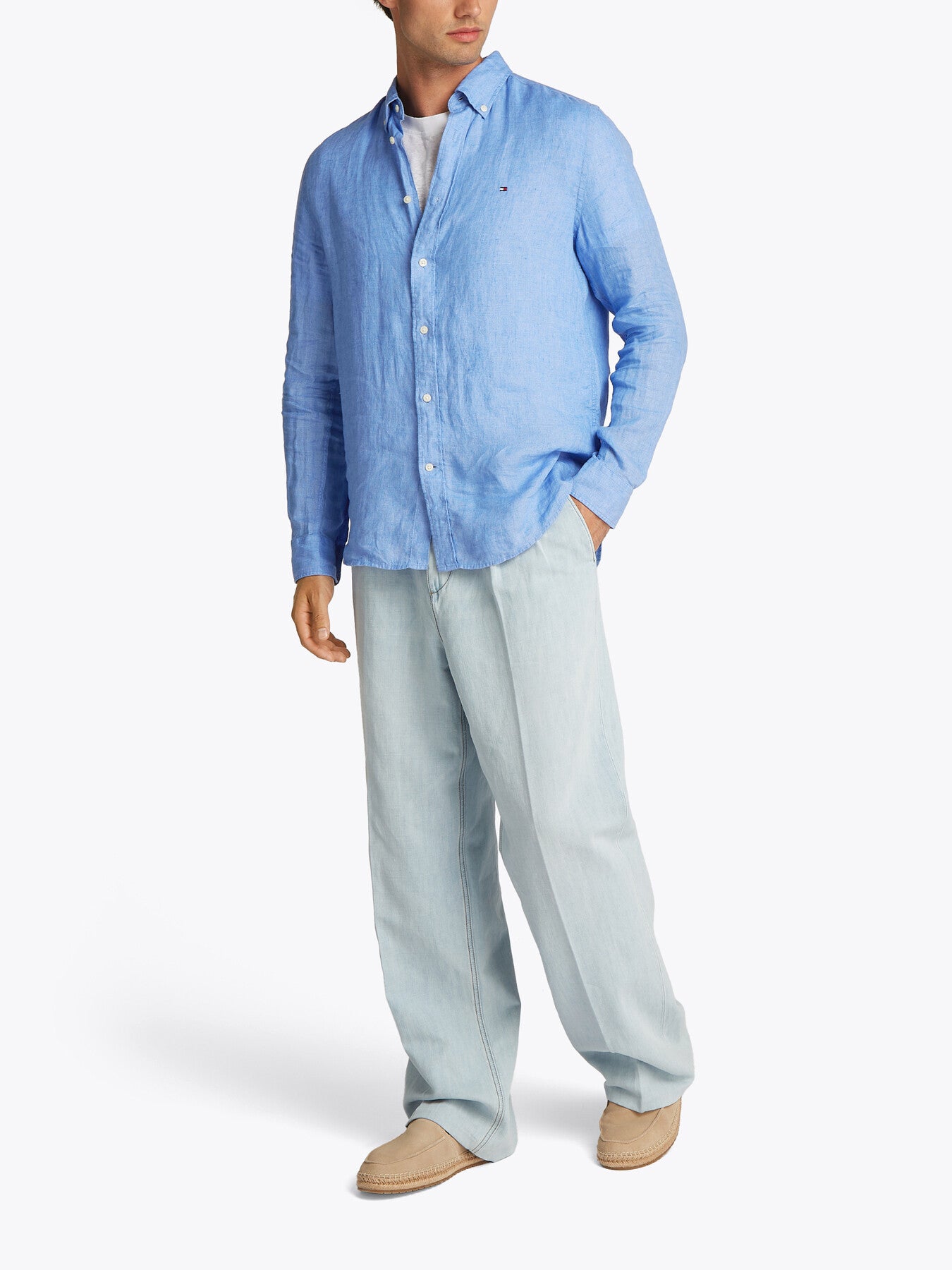 Regular Fit Pure Linen Shirt