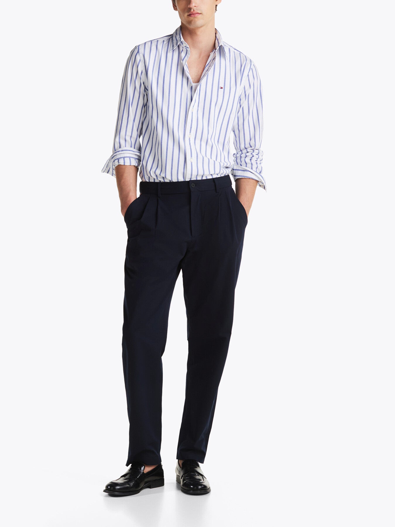 Regular Fit Flex Cotton Poplin Naut