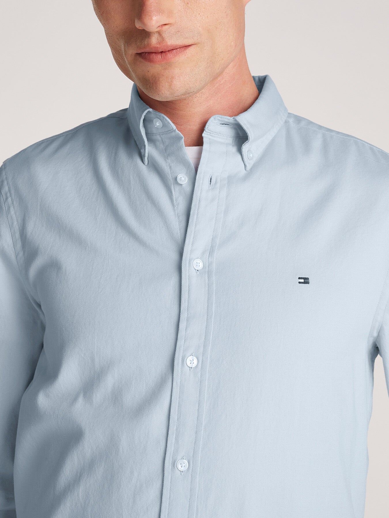 Slim Flex Cotton Dobby Shirt