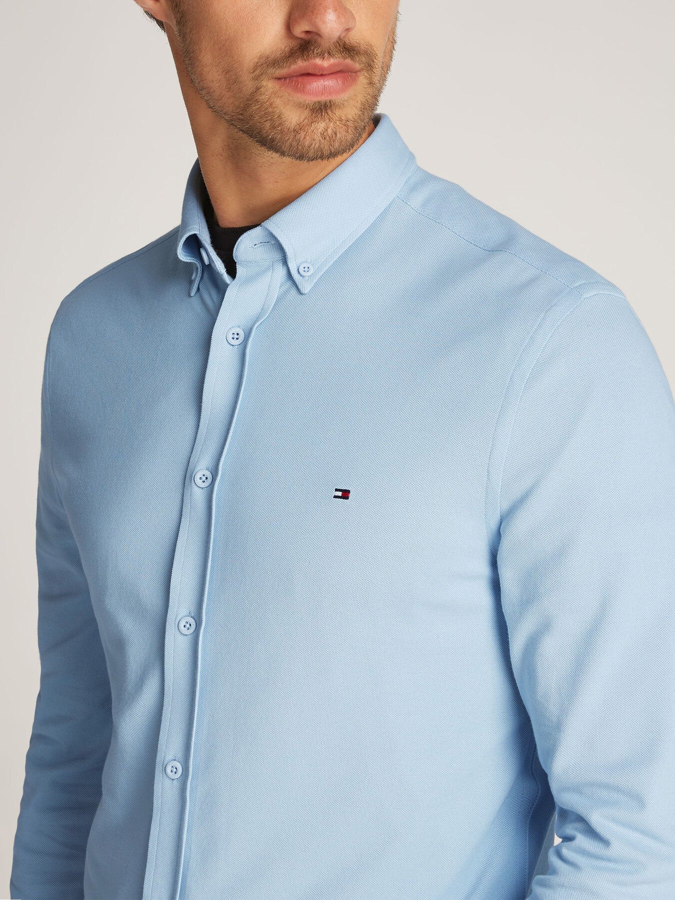 Slim Performance Pique Oxford Shirt