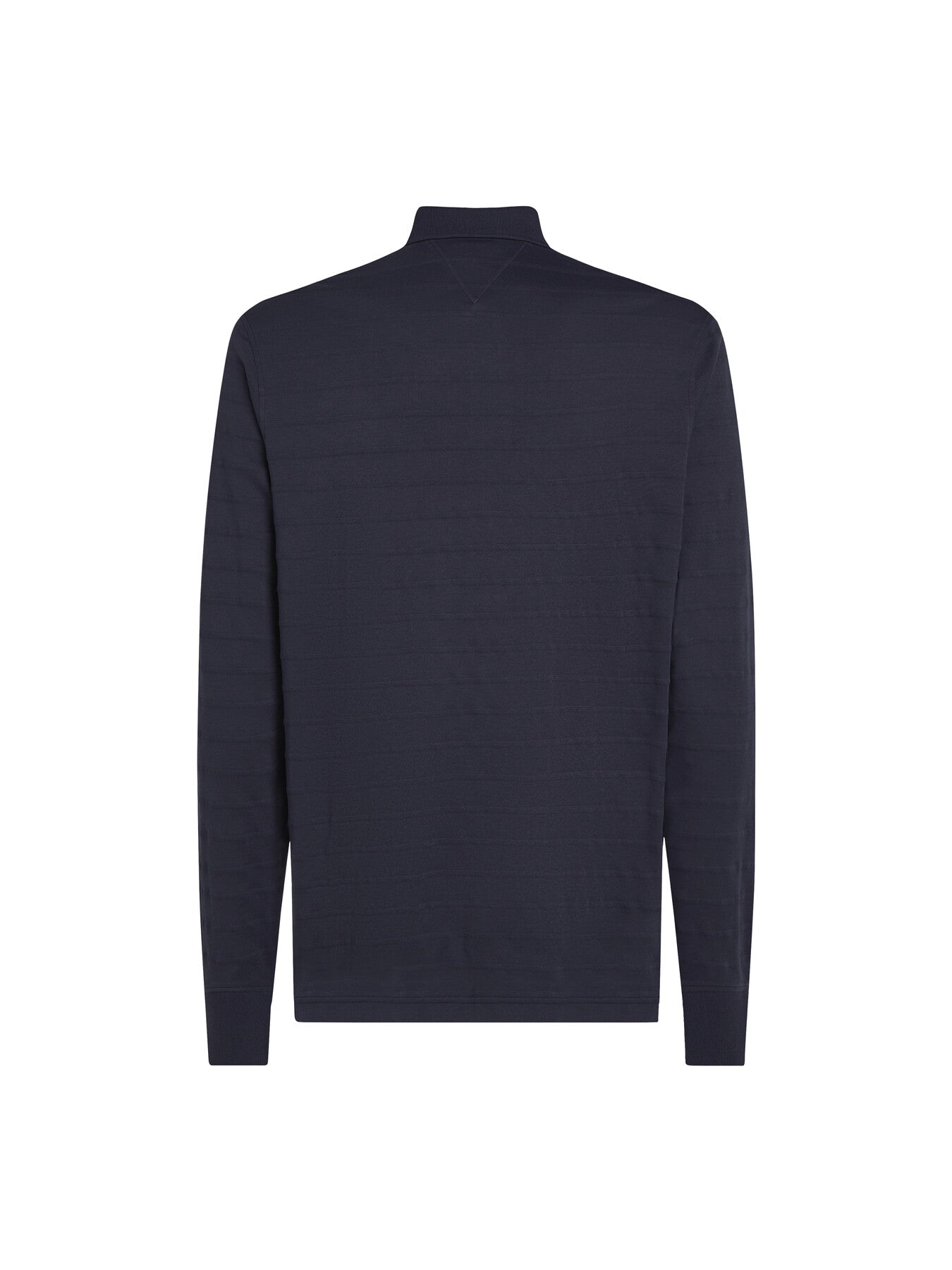 Regular Fit Jacquard Stripe Long Sleeve Polo