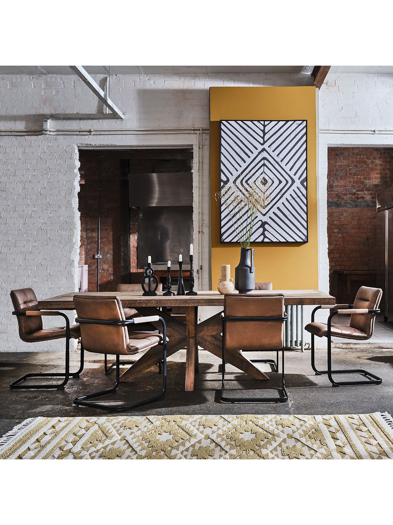 Oberon Dining Table, Oak BC Silverback