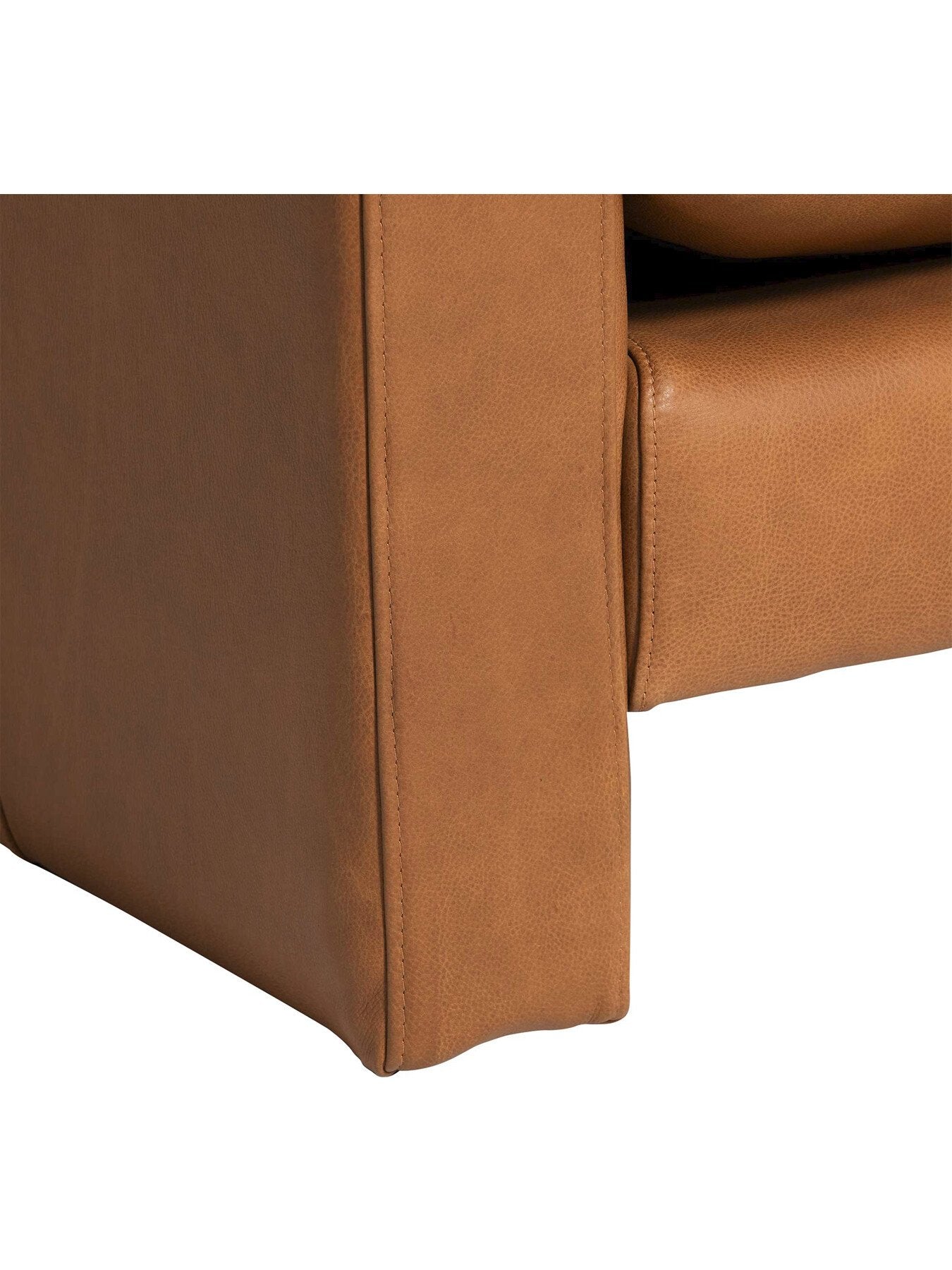 Penley Button Back Leather Lounge Chair