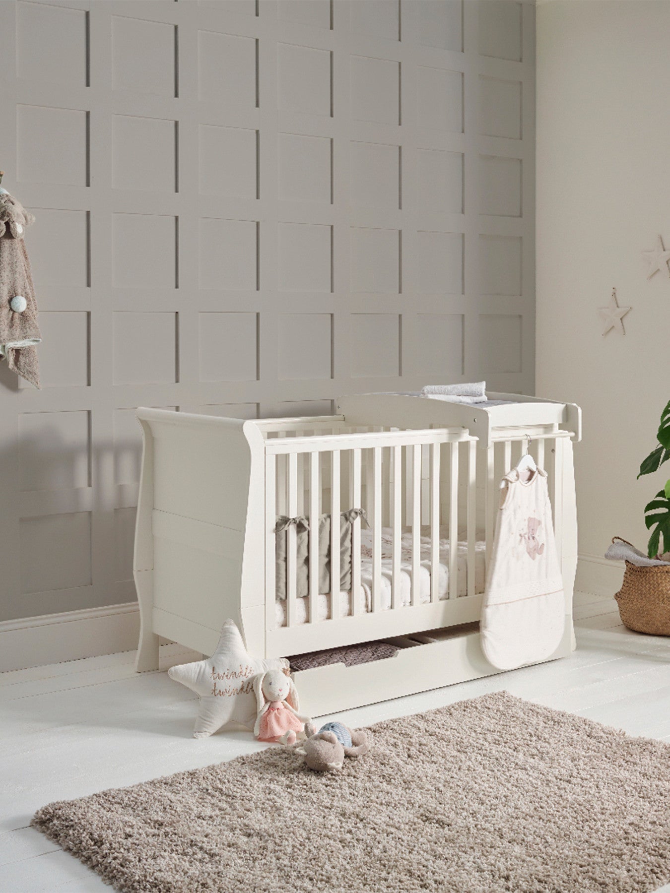 Mia Sleigh Cot Bed