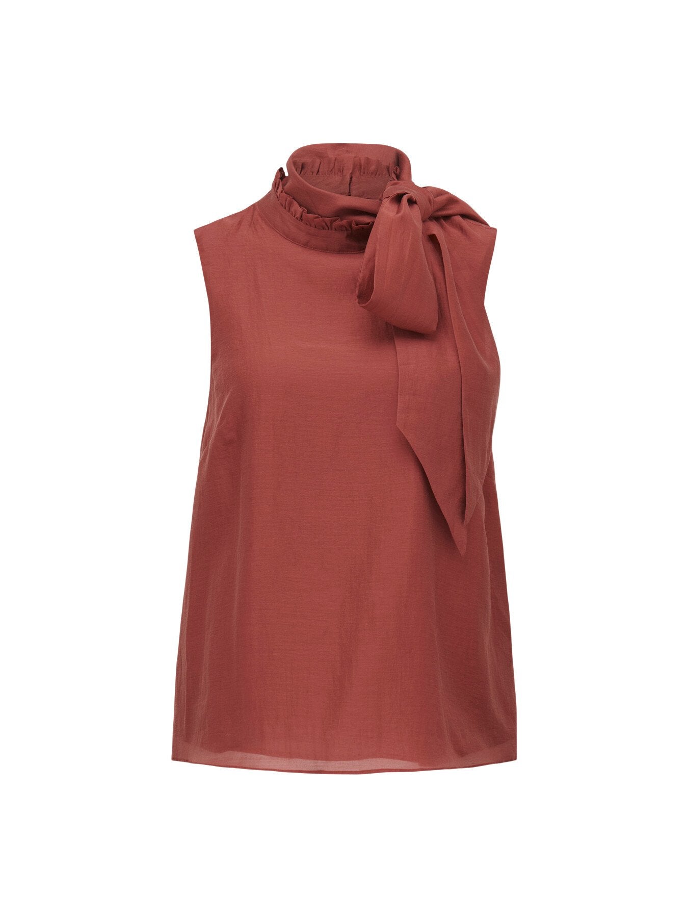Jane Tie Neck Sleeveless Top