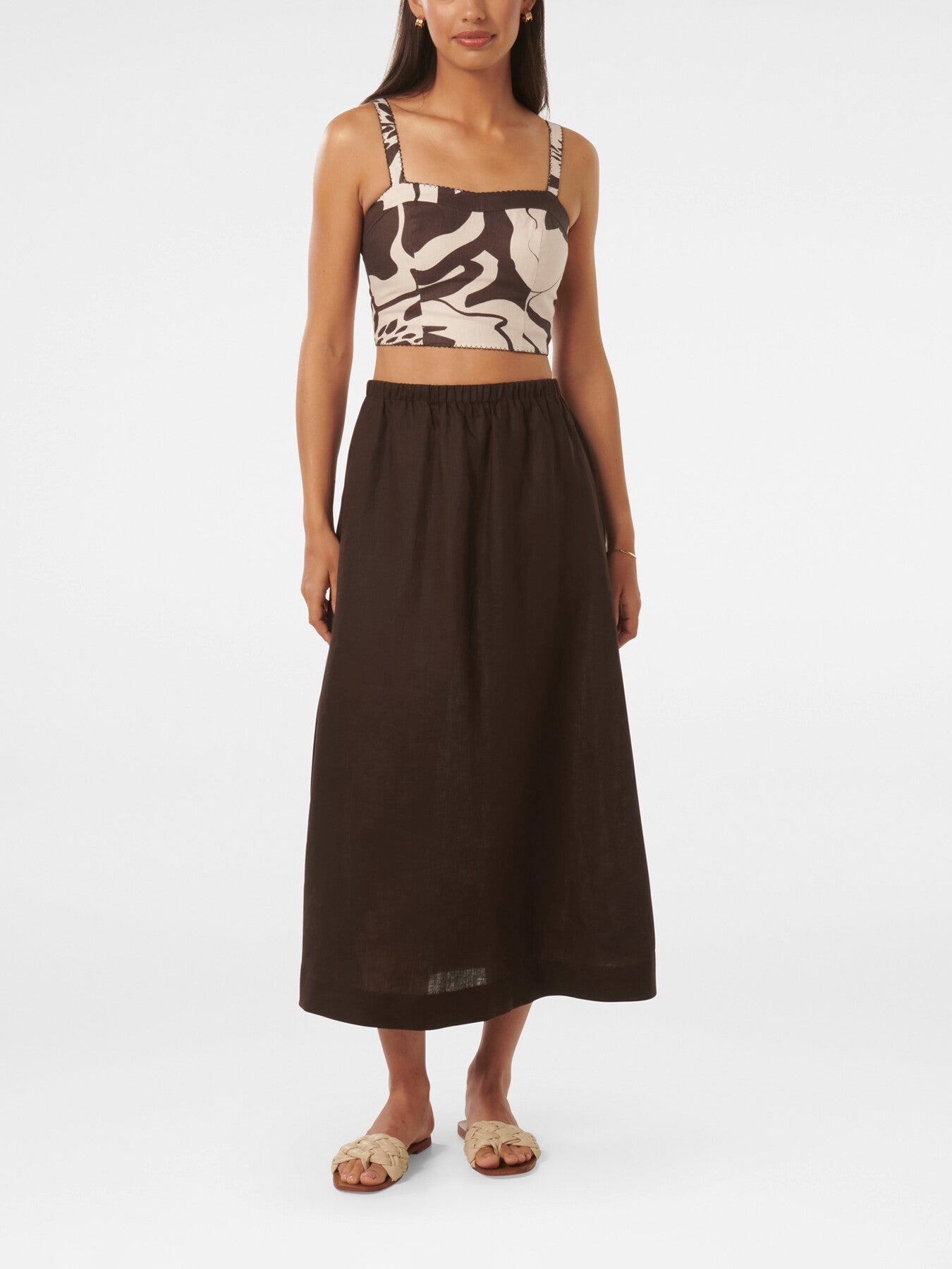 Avery Linen Skirt