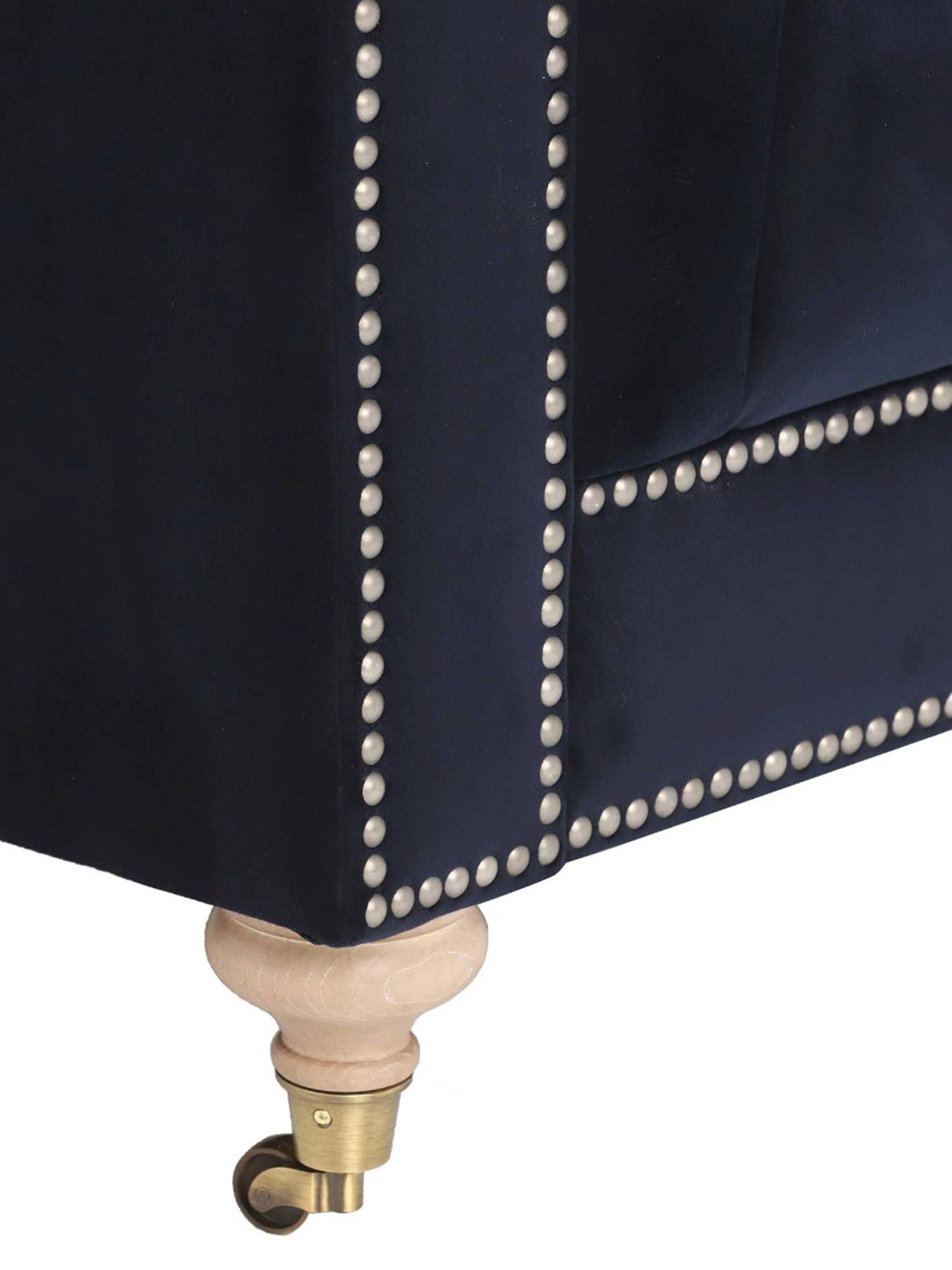 Ullswater Club Chair, Blue Velvet