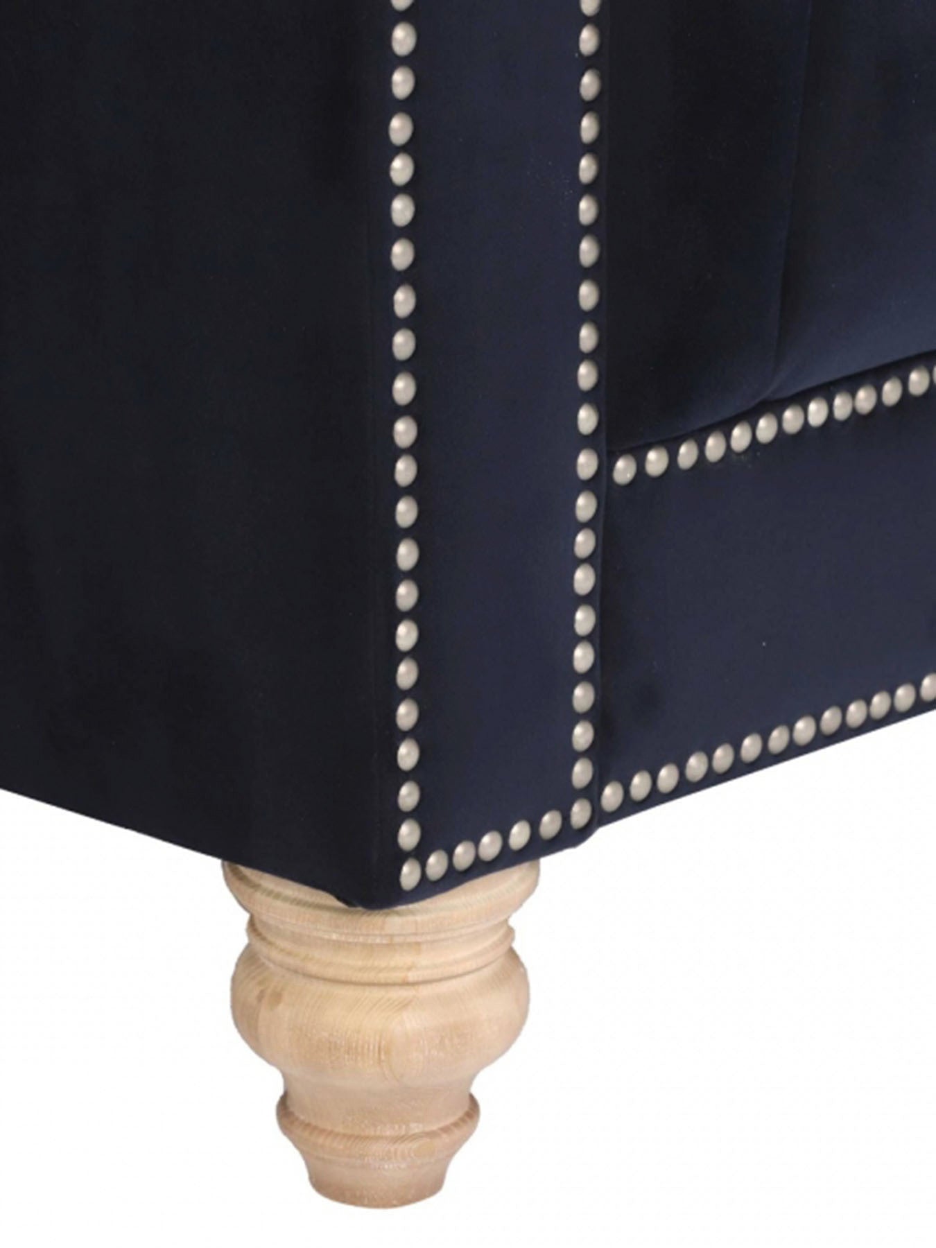Ullswater Club Chair, Blue Velvet