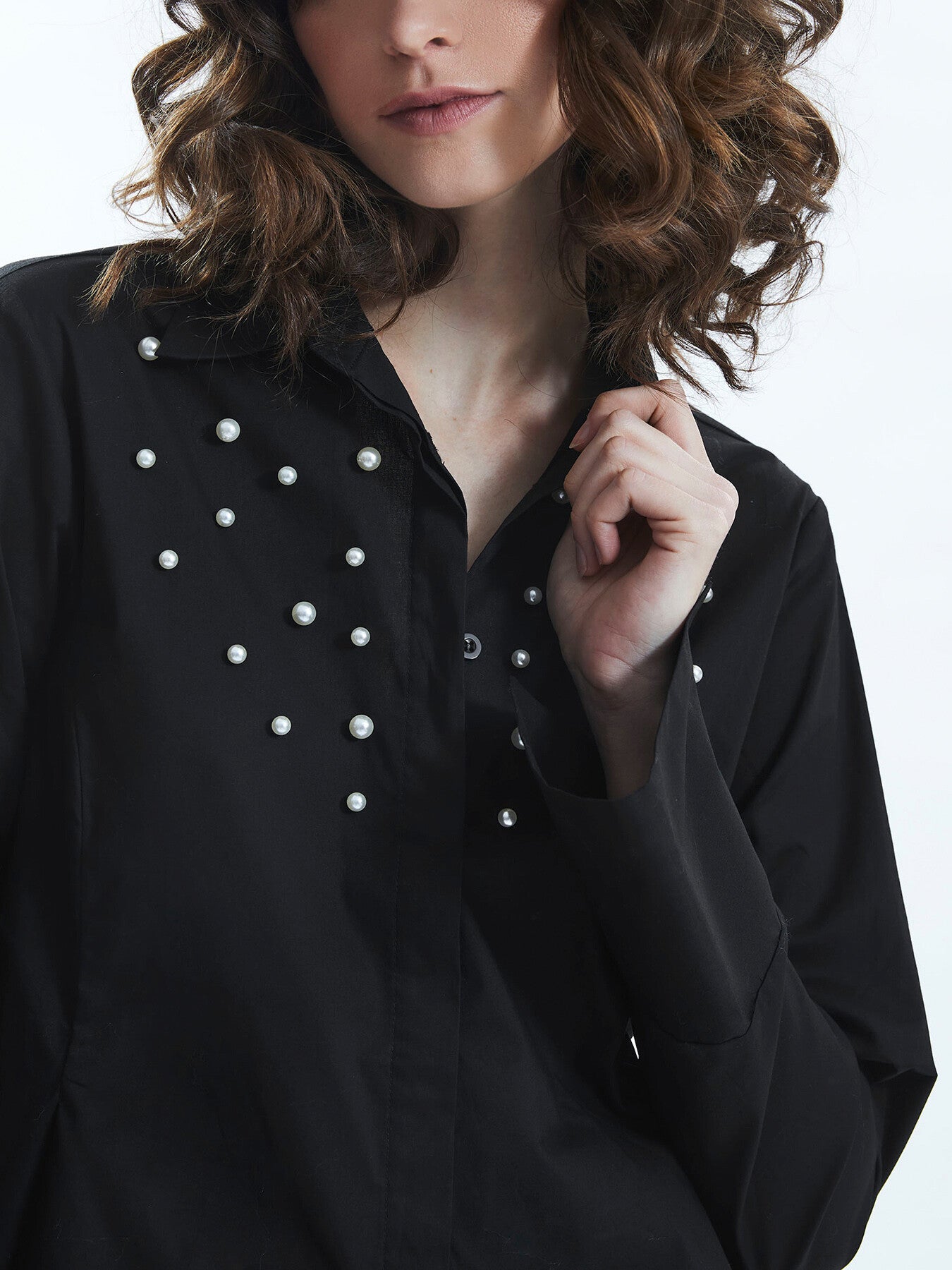 Pearl Detail Shirt