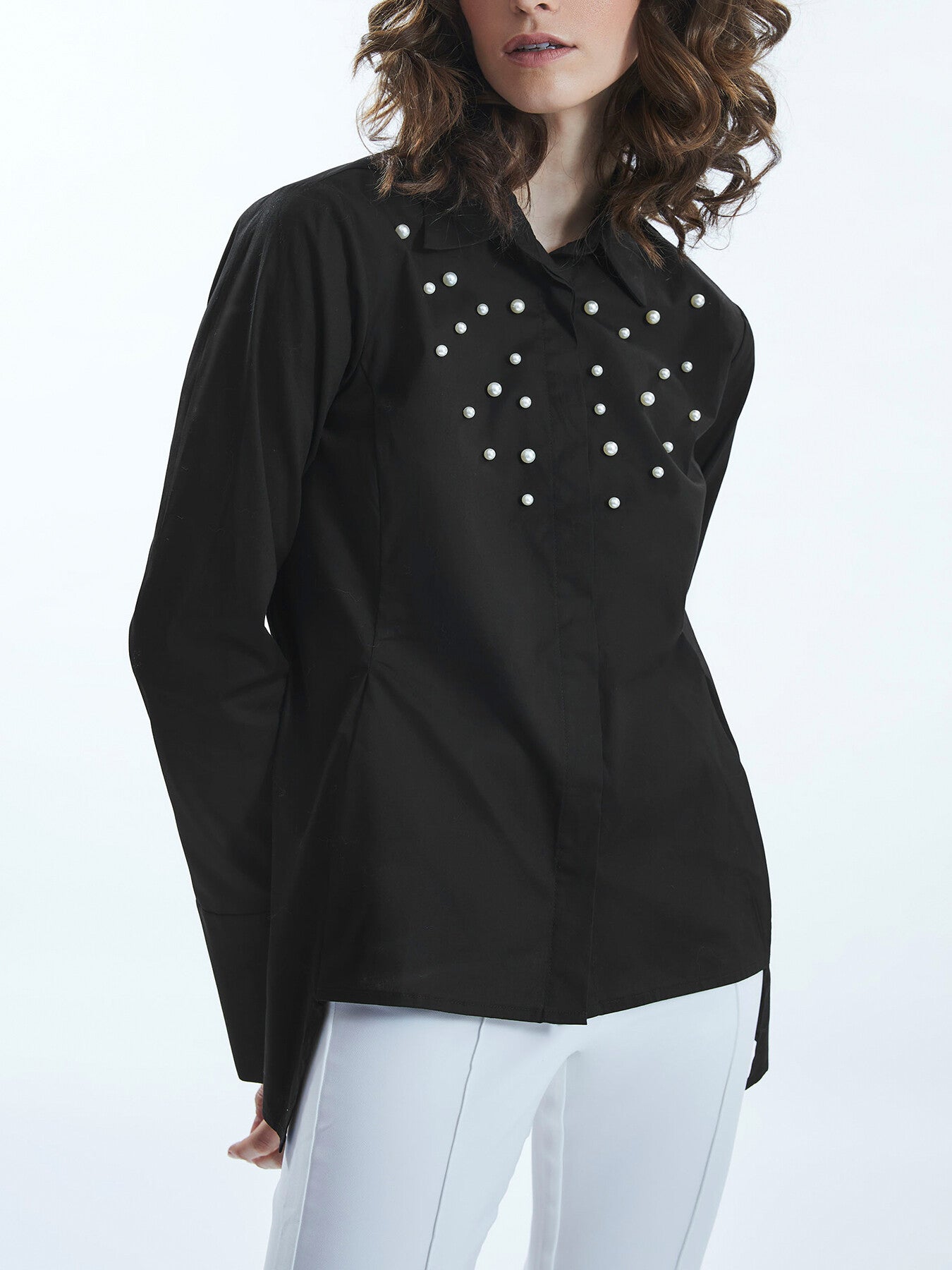 Pearl Detail Shirt
