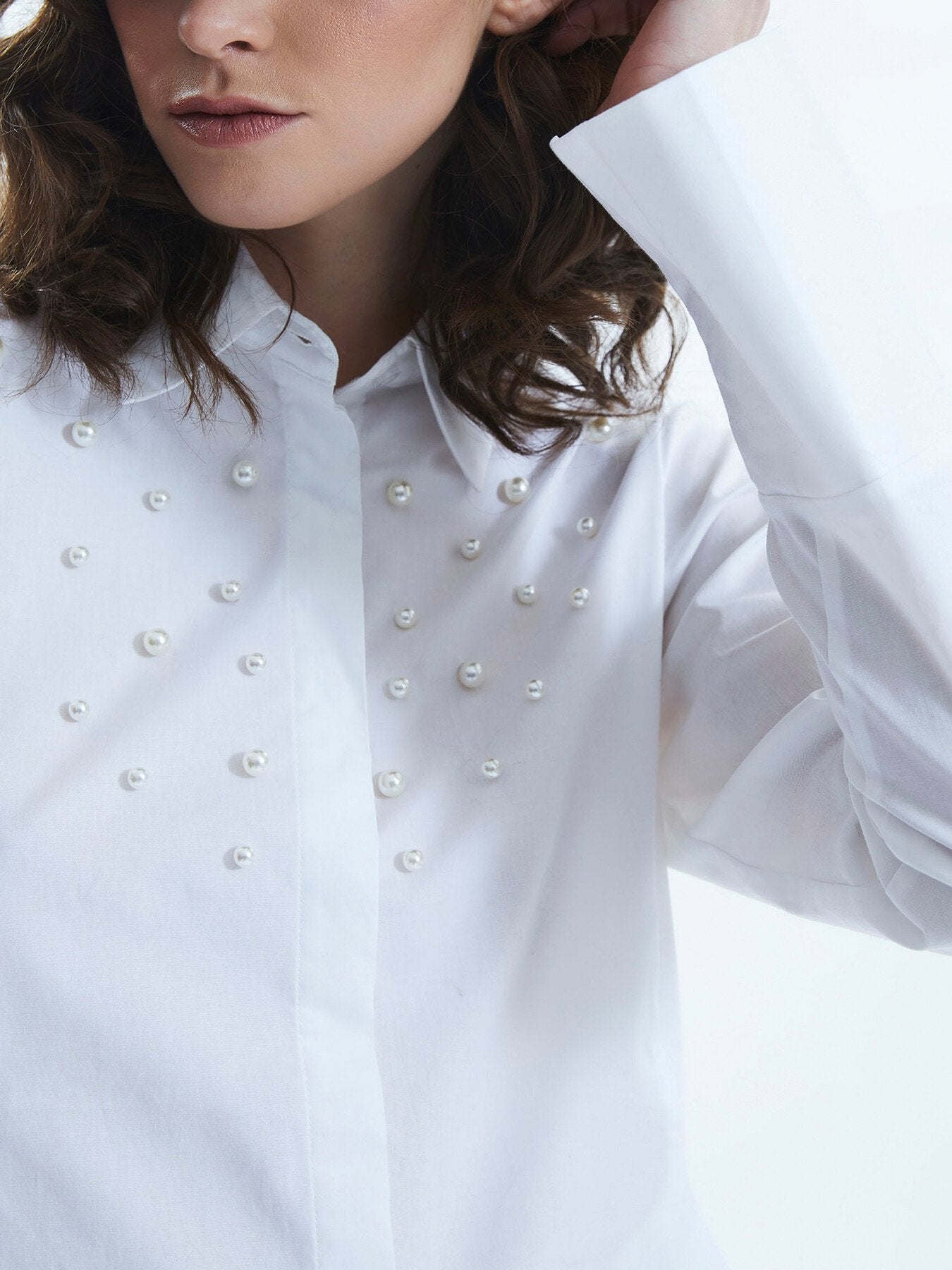 Pearl Detail Shirt