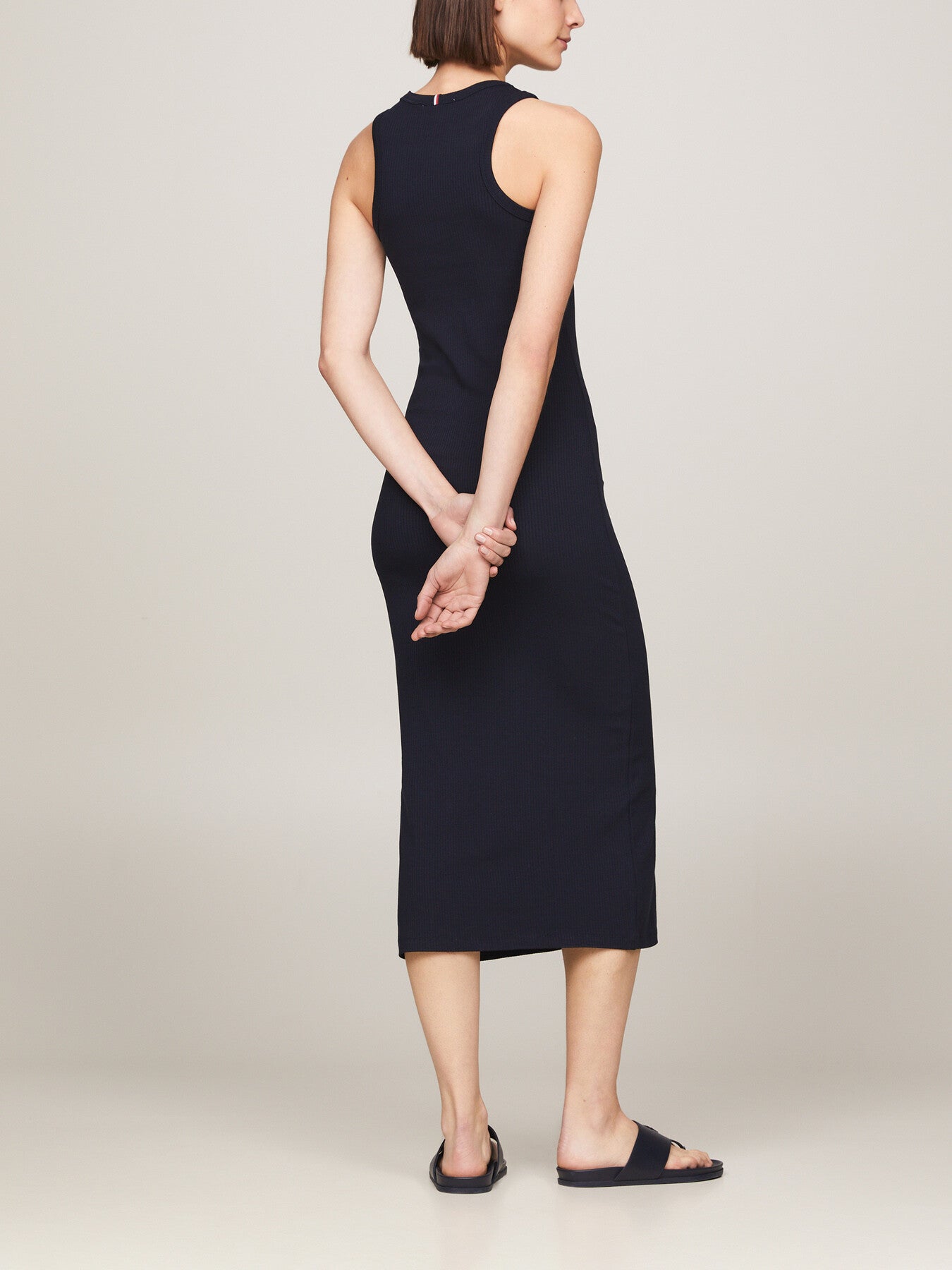 Ribbed Midi Bodycon Dress