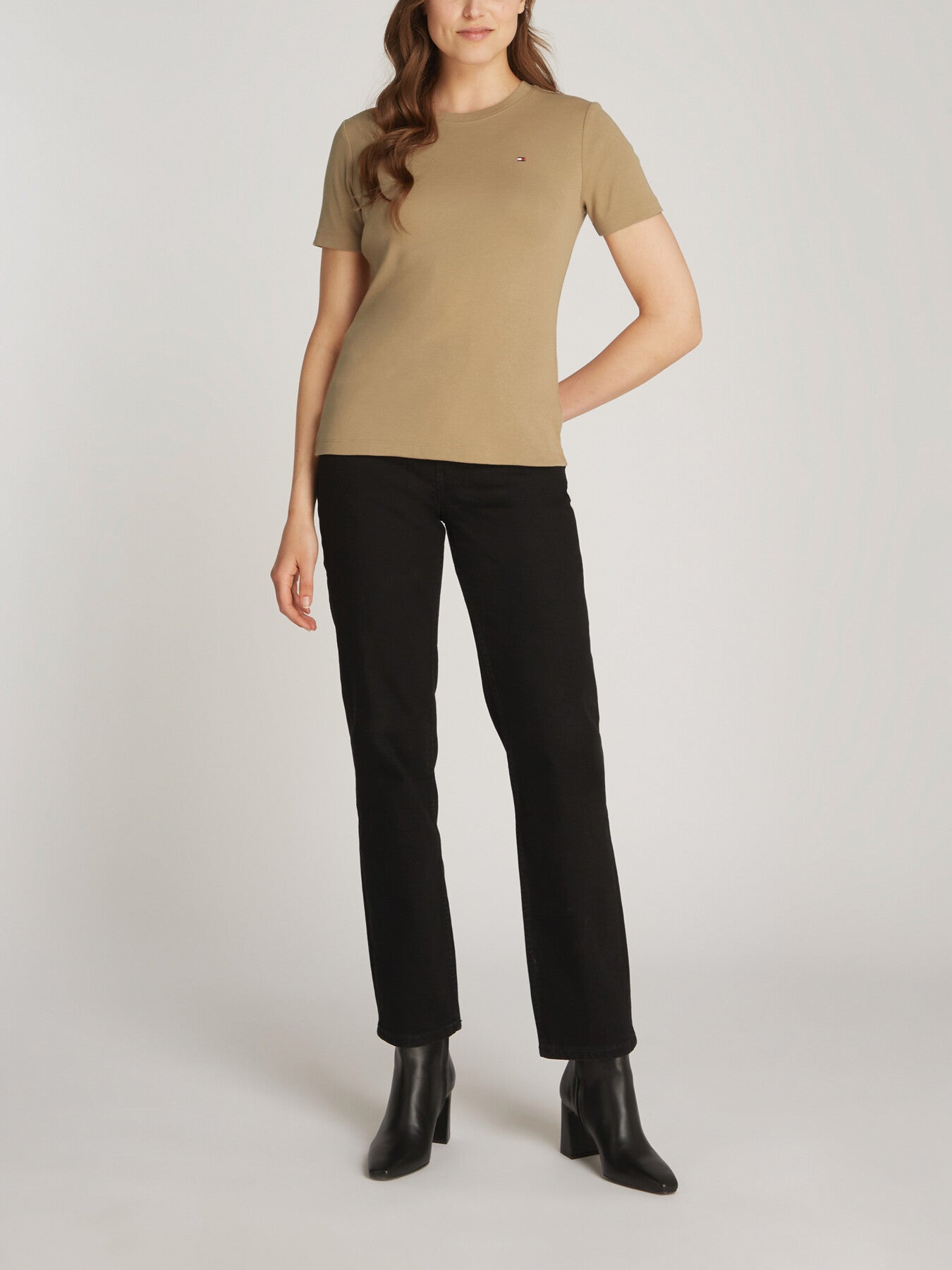 Slim Crew Neck Short Sleeve T-Shirt