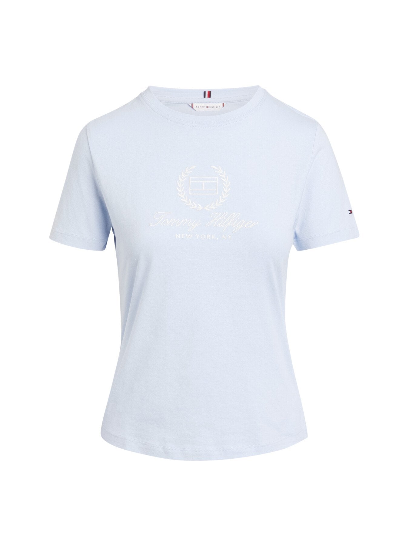Crew Neck Logo Slim Fit T-Shirt