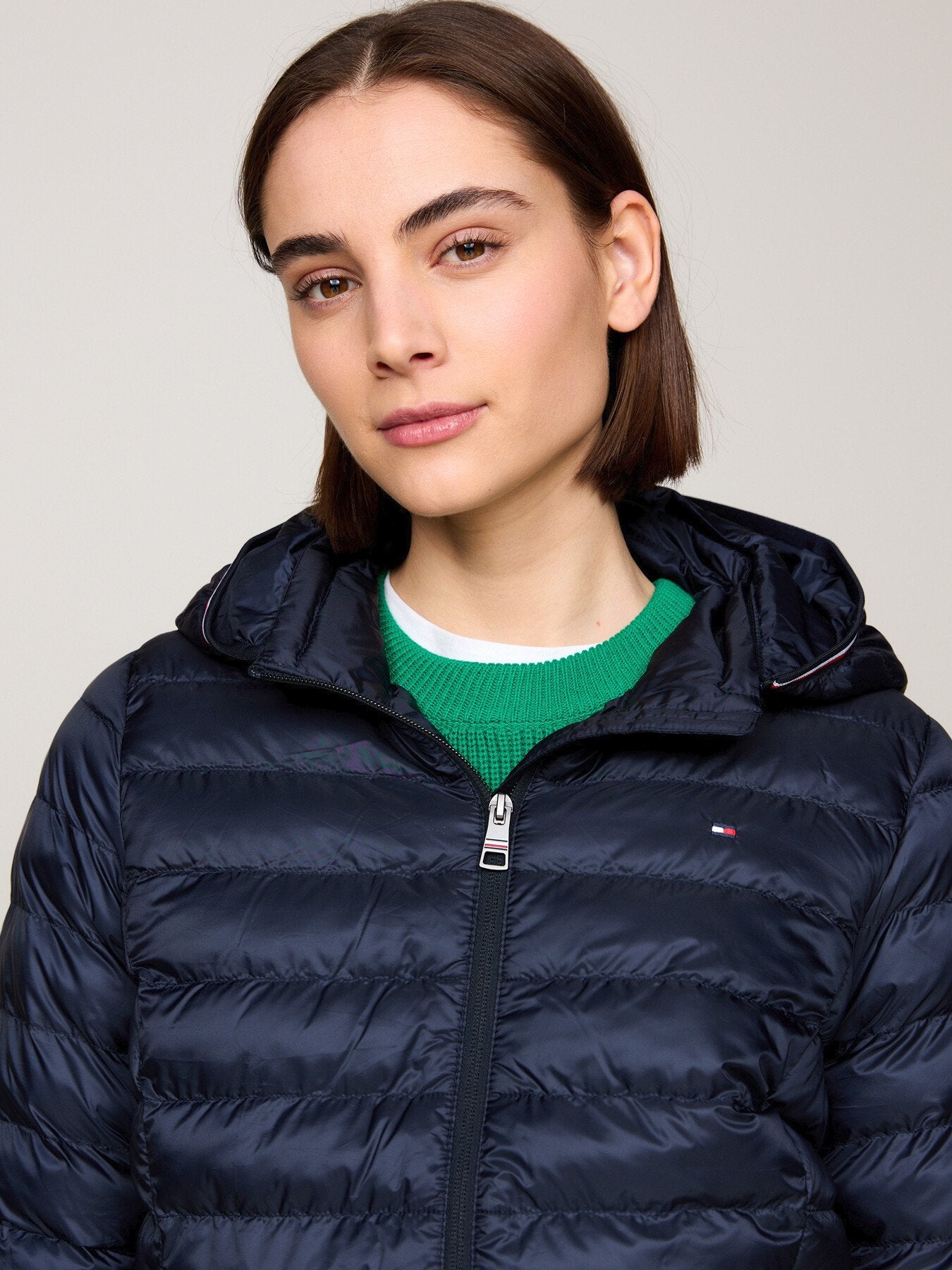 Down-Filled Hooded Zip-Thru Jacket