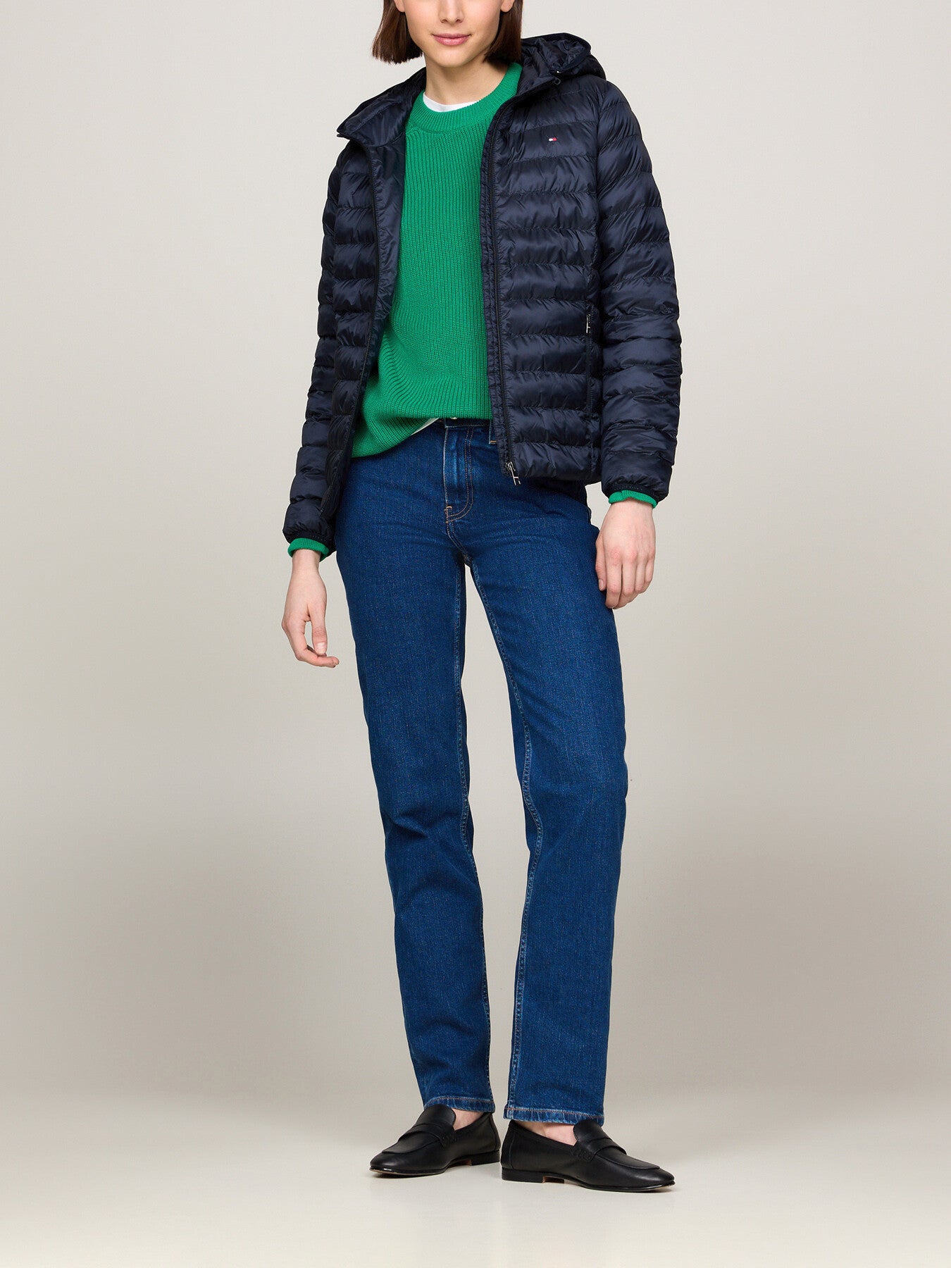 Down-Filled Hooded Zip-Thru Jacket