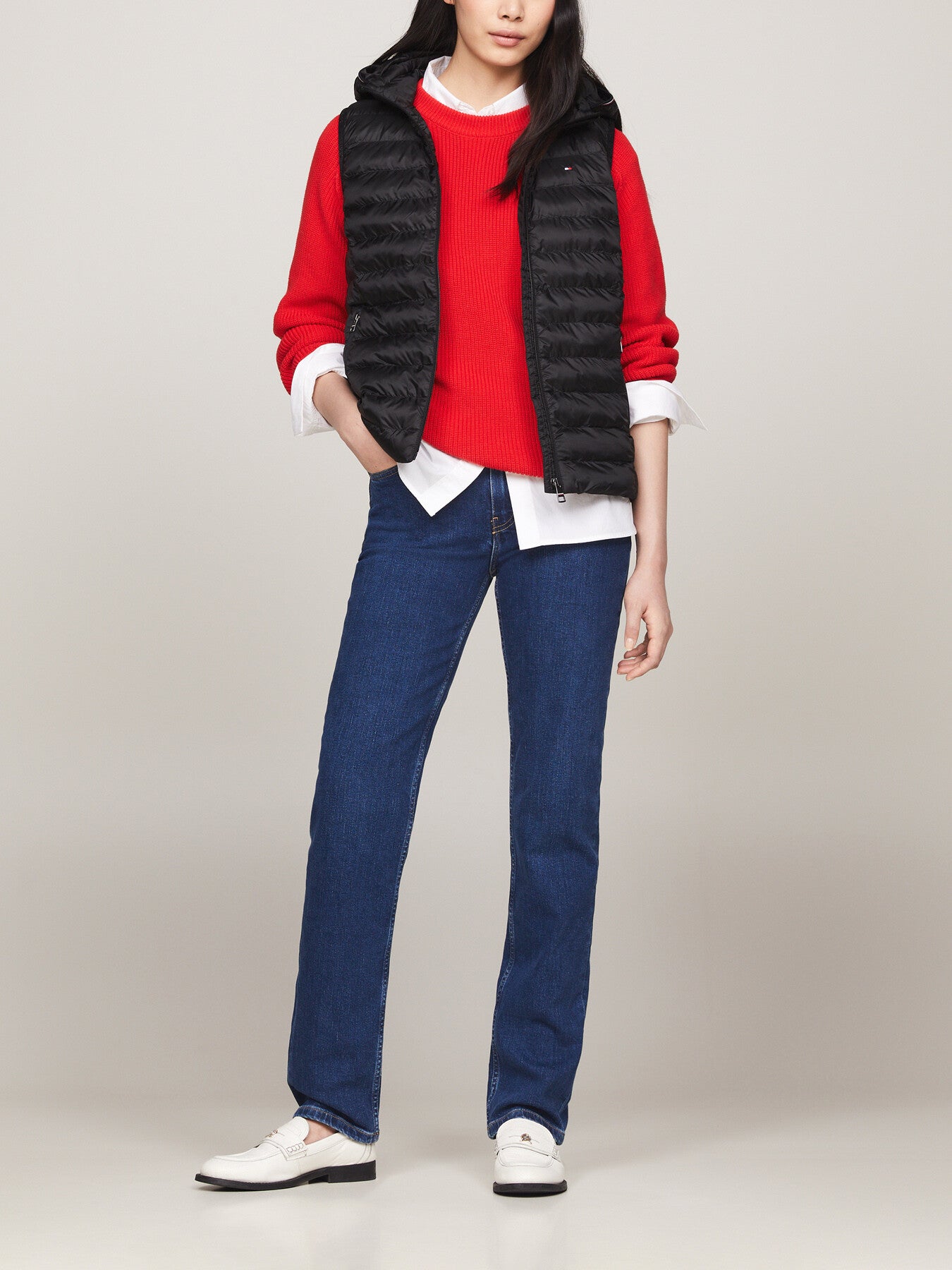 Down-Filled Quilted Vest